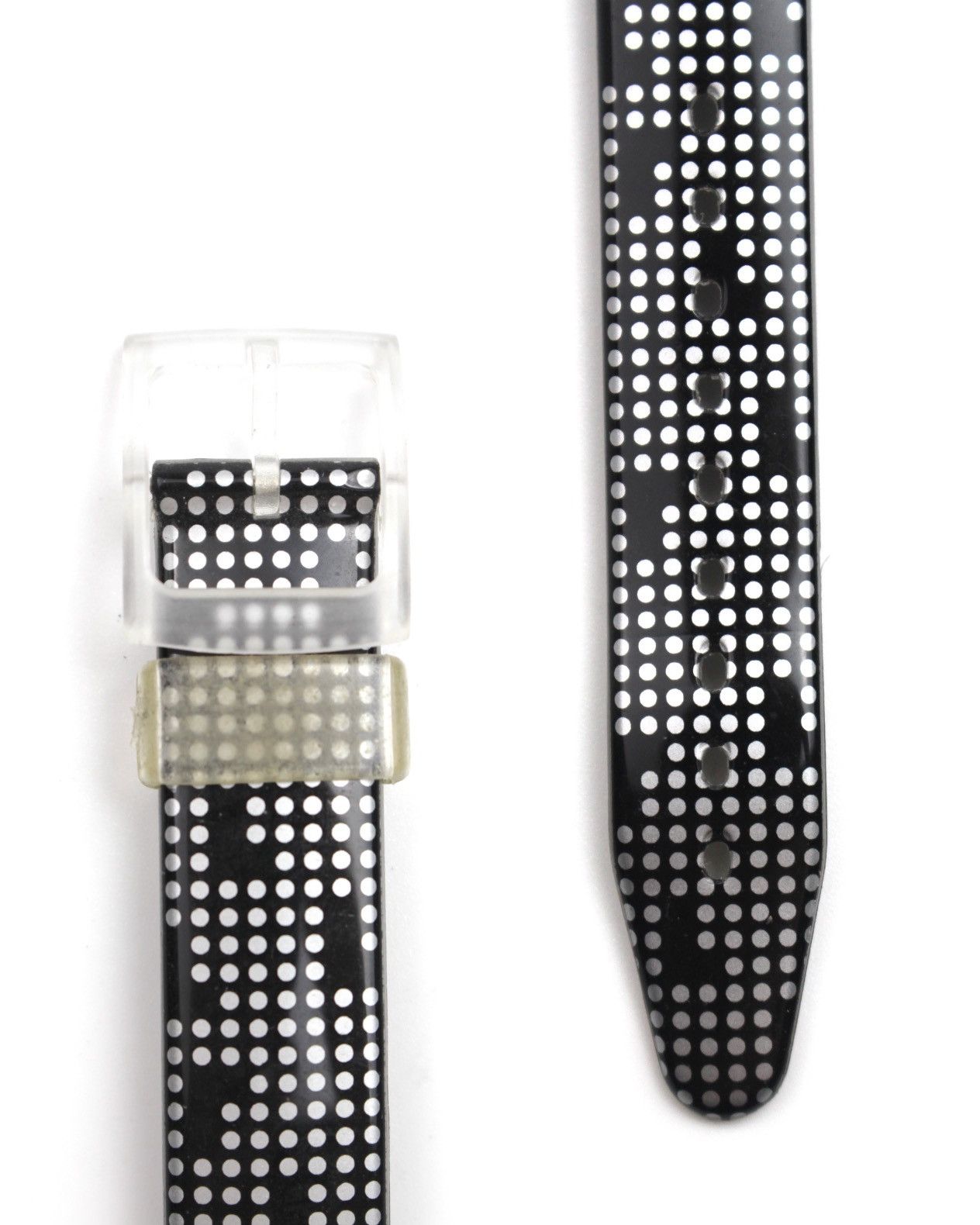 Mercedes-Benz 2000S MERCEDES-BENZ CLEAR CASE DOT STRAP WATCH Size ONE SIZE - 5 Thumbnail
