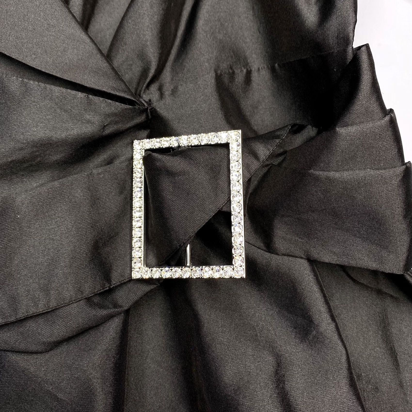 Talbots Talbots Blouse Womens 8 Silk Tie Buckle French Cuff Wrap Collared 8 Black Size M / US 6-8 / IT 42-44 - 7 Thumbnail