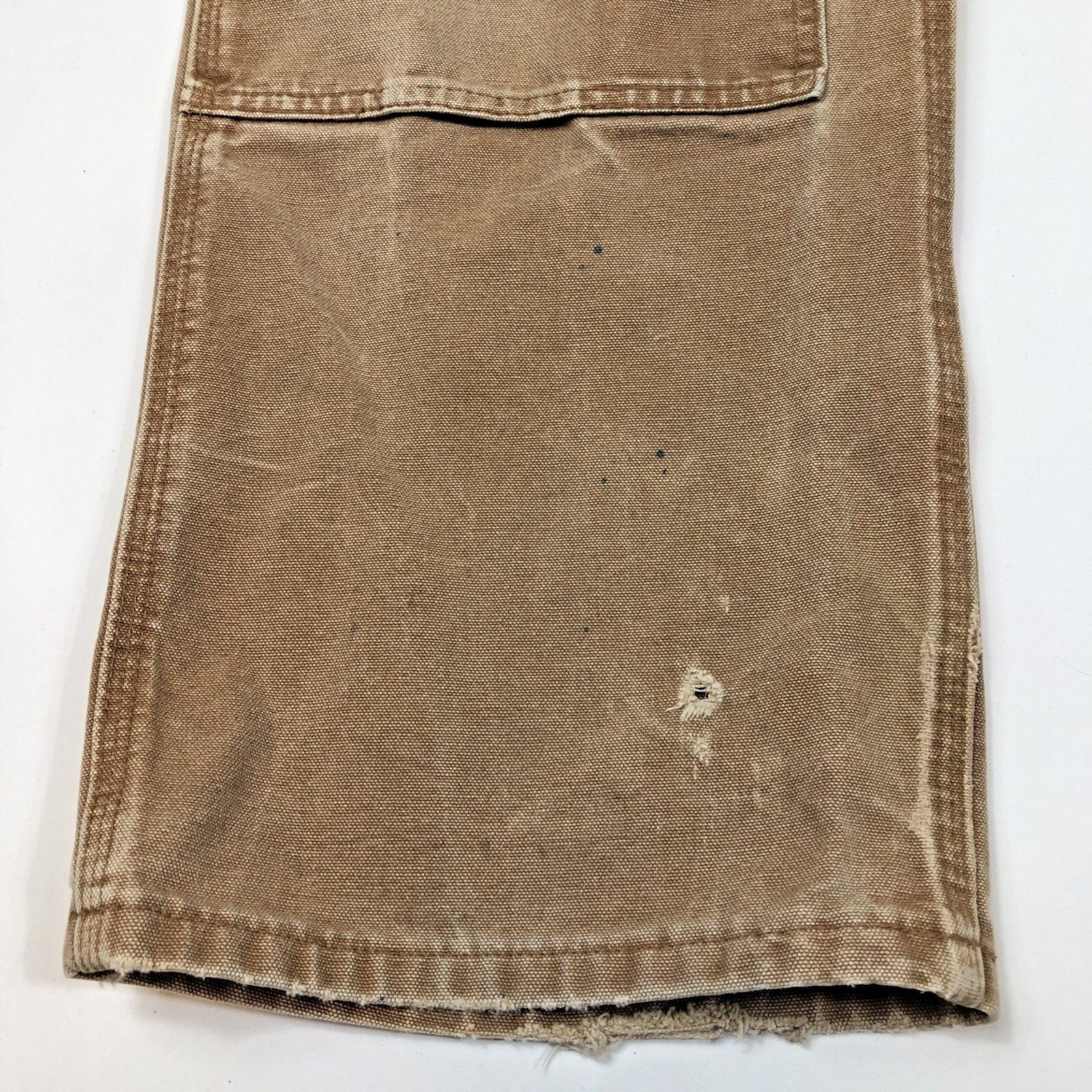 Carhartt Carhartt Womens Double Knee Canvas Pant Brown Tag 18 x 32 Size 37" - 5 Thumbnail
