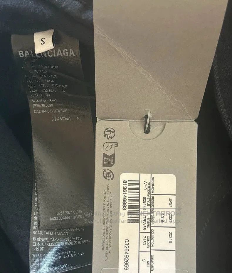 Balenciaga Balenciaga 24FW Tie-Dye Denim Shorts. Size US 27 - 4 Thumbnail