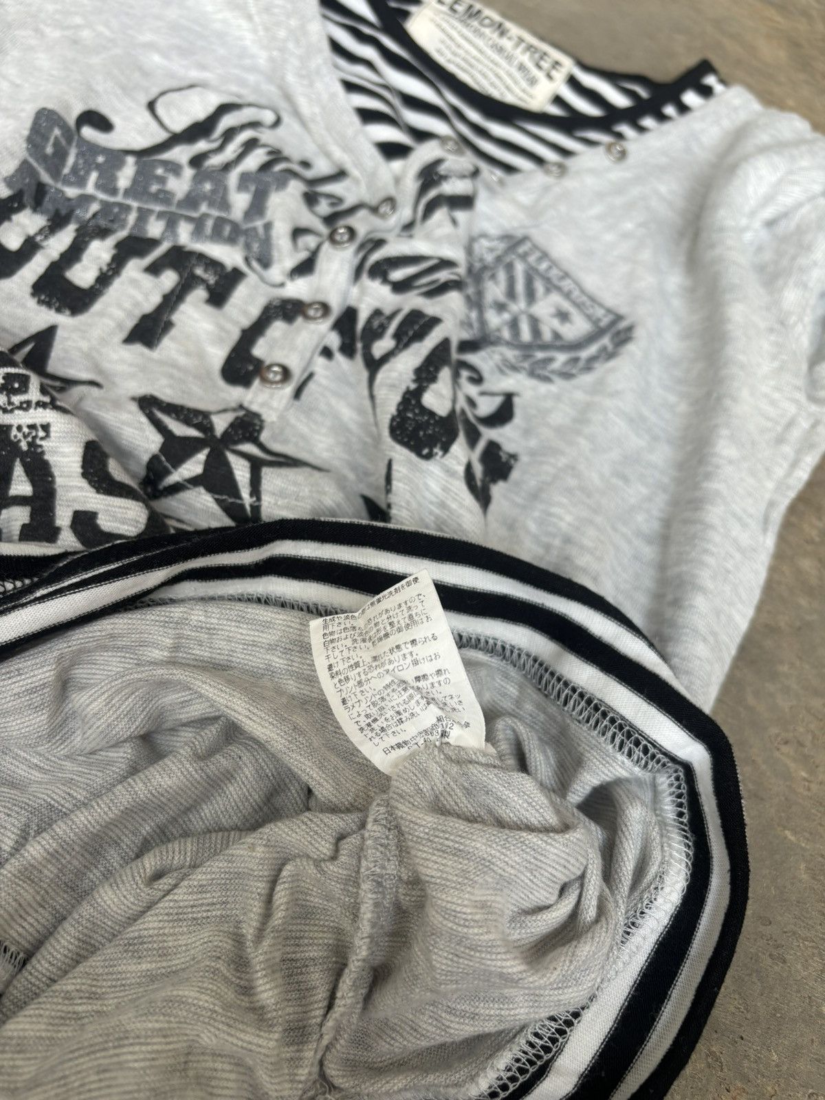 Hysteric Glamour × If Six Was Nine × Japanese Brand Y2k Double Layer Lemon-Tree Ifsixwasnine Punk Style Size US L / EU 52-54 / 3 - 7 Thumbnail