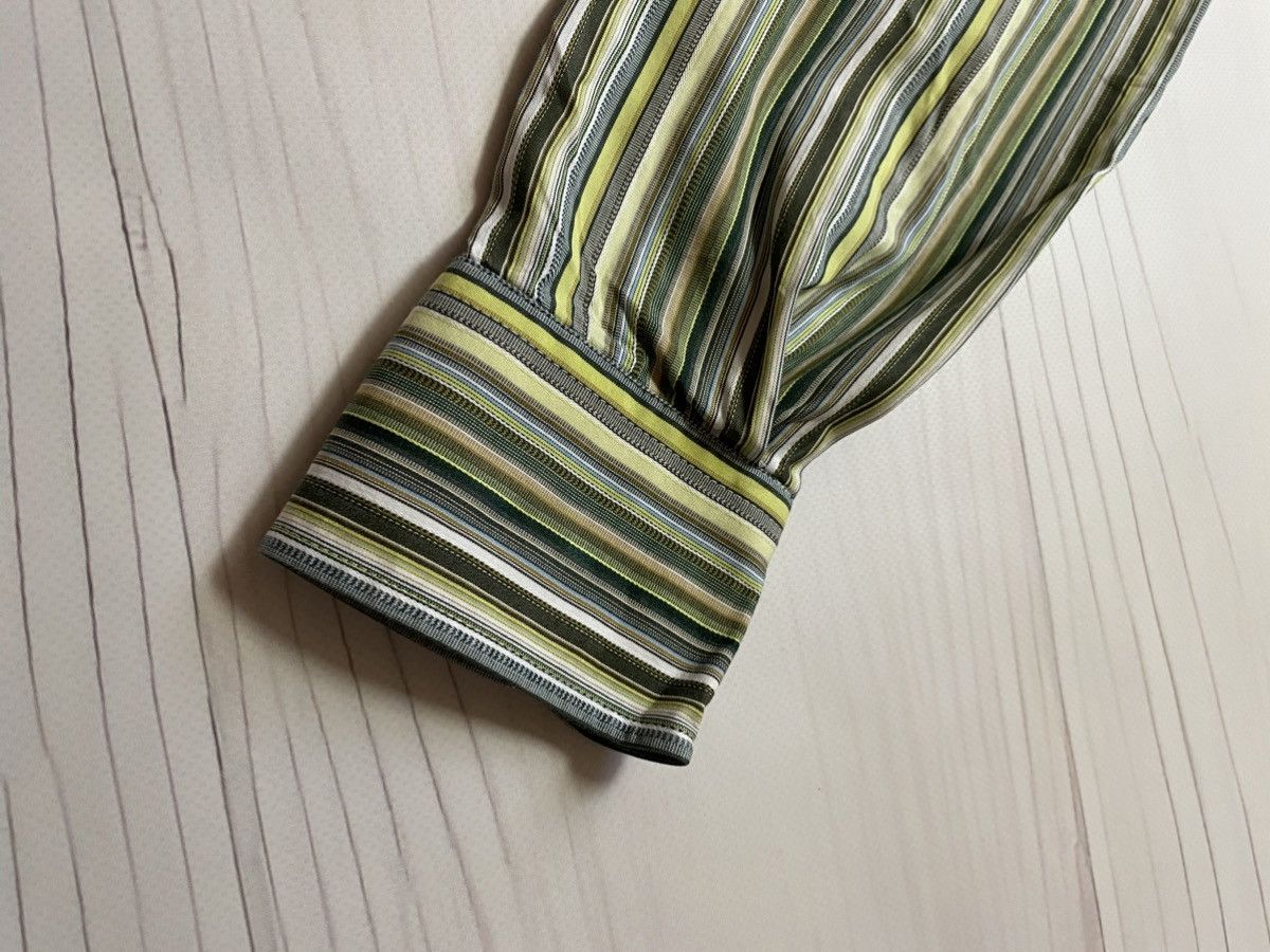 Etro × Vintage Vintage Etro Via Spartaco 3 striped designy button up shirt Size US L / EU 52-54 / 3 - 14 Thumbnail