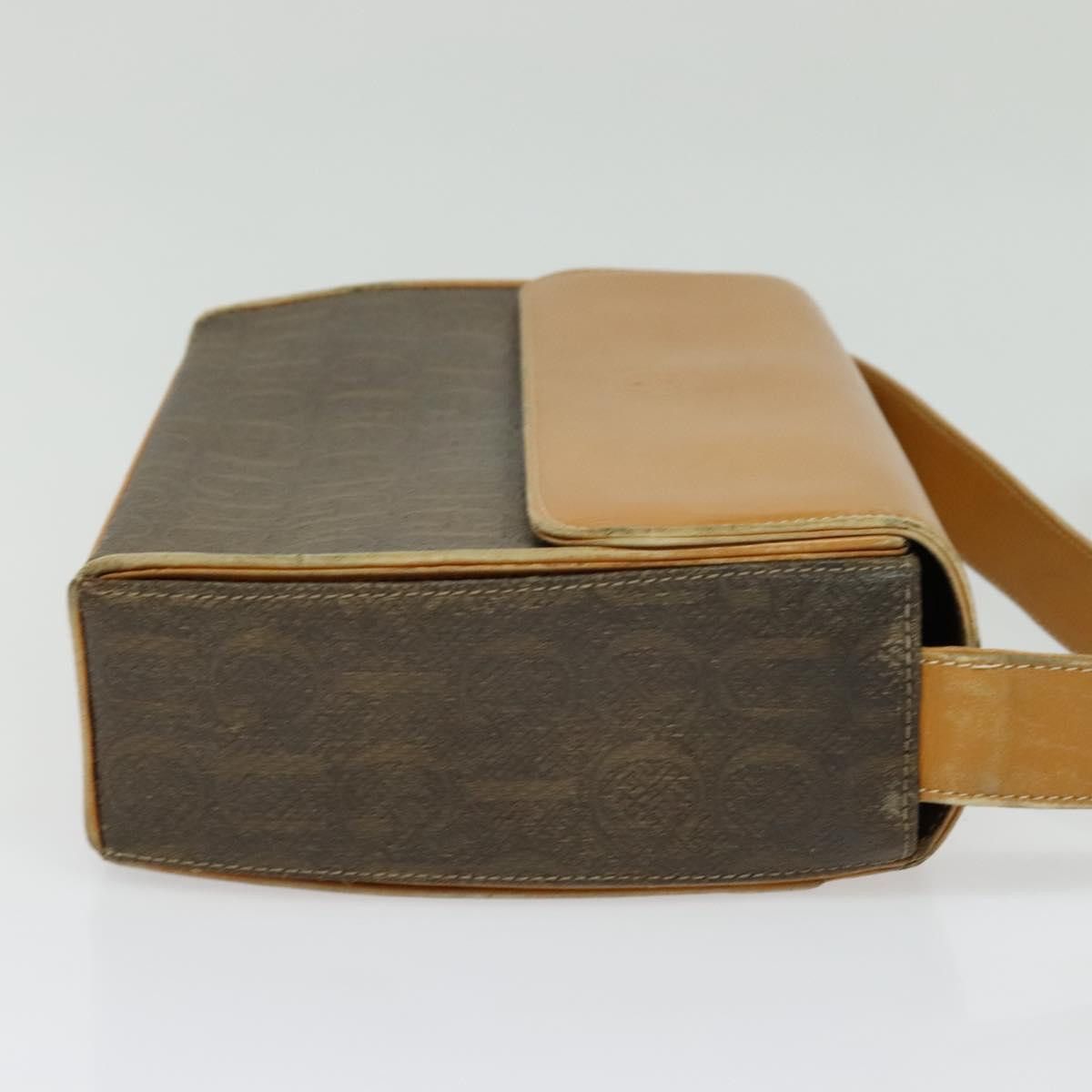 Gucci GUCCI Shoulder Bag Canvas Leather Brown Gold Size ONE SIZE - 5 Thumbnail