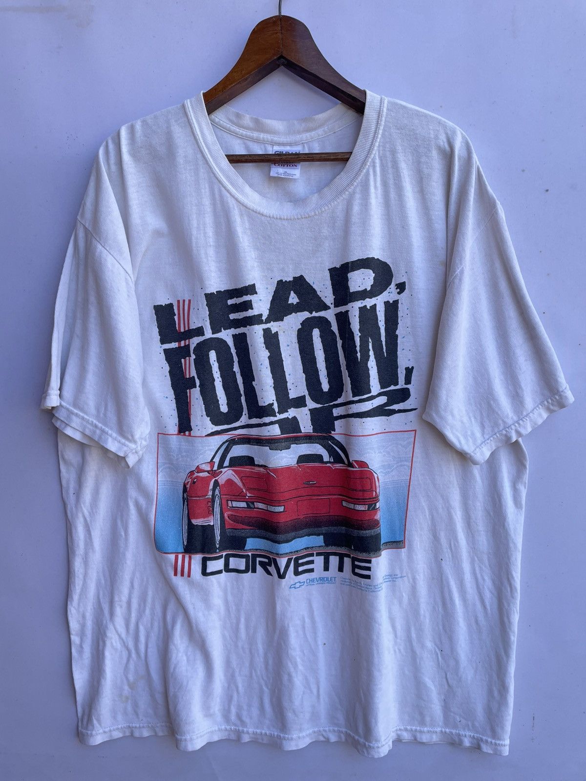 Vintage Corvette Chevrolet Official Tee Vintage Size US XL / EU 56 / 4 - 2 Thumbnail