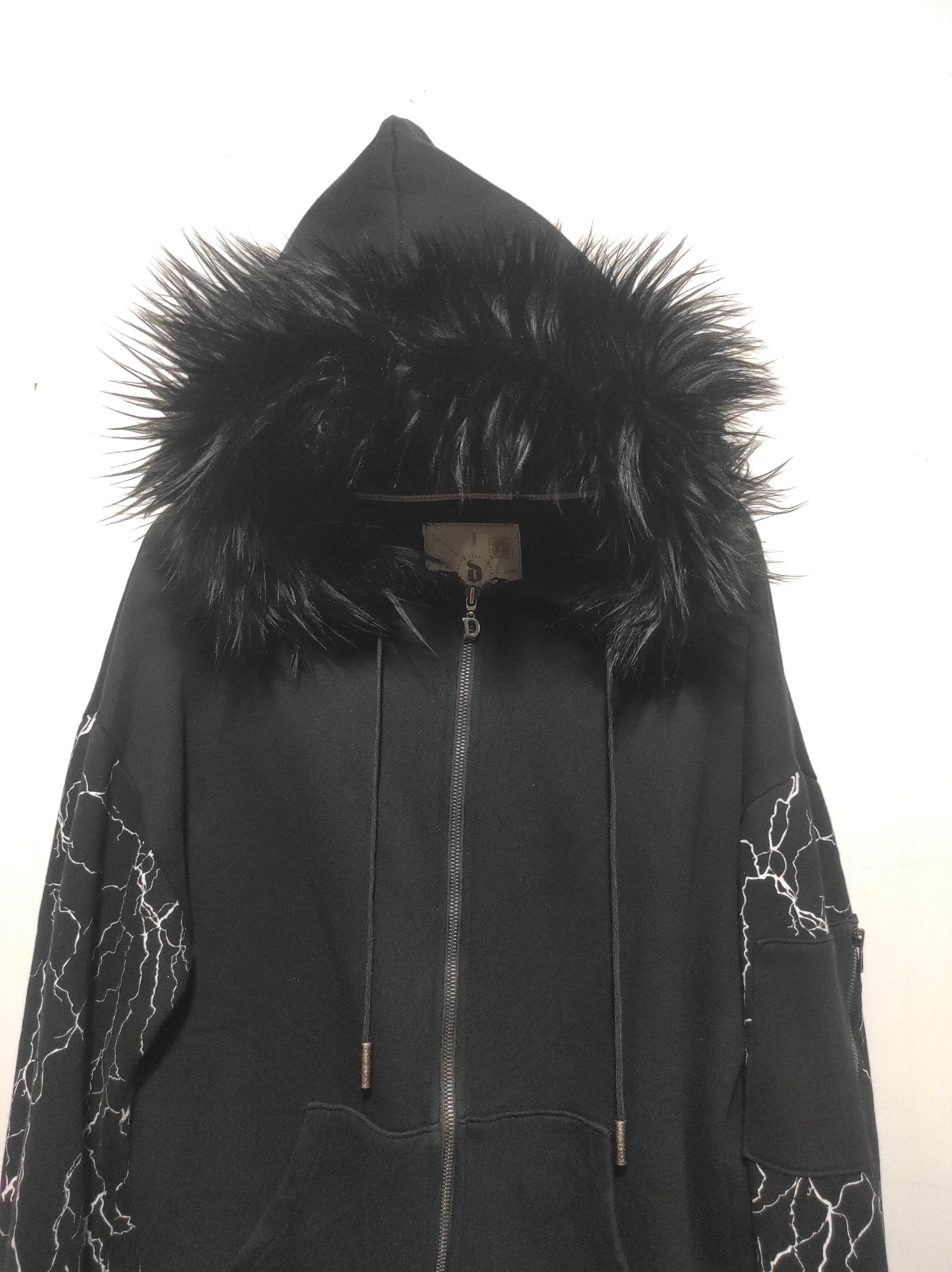 Hysteric Glamour Drift Out lightning zip Fur Hoodie IfSixWasNine LGB style Size US XL / EU 56 / 4 - 2 Thumbnail