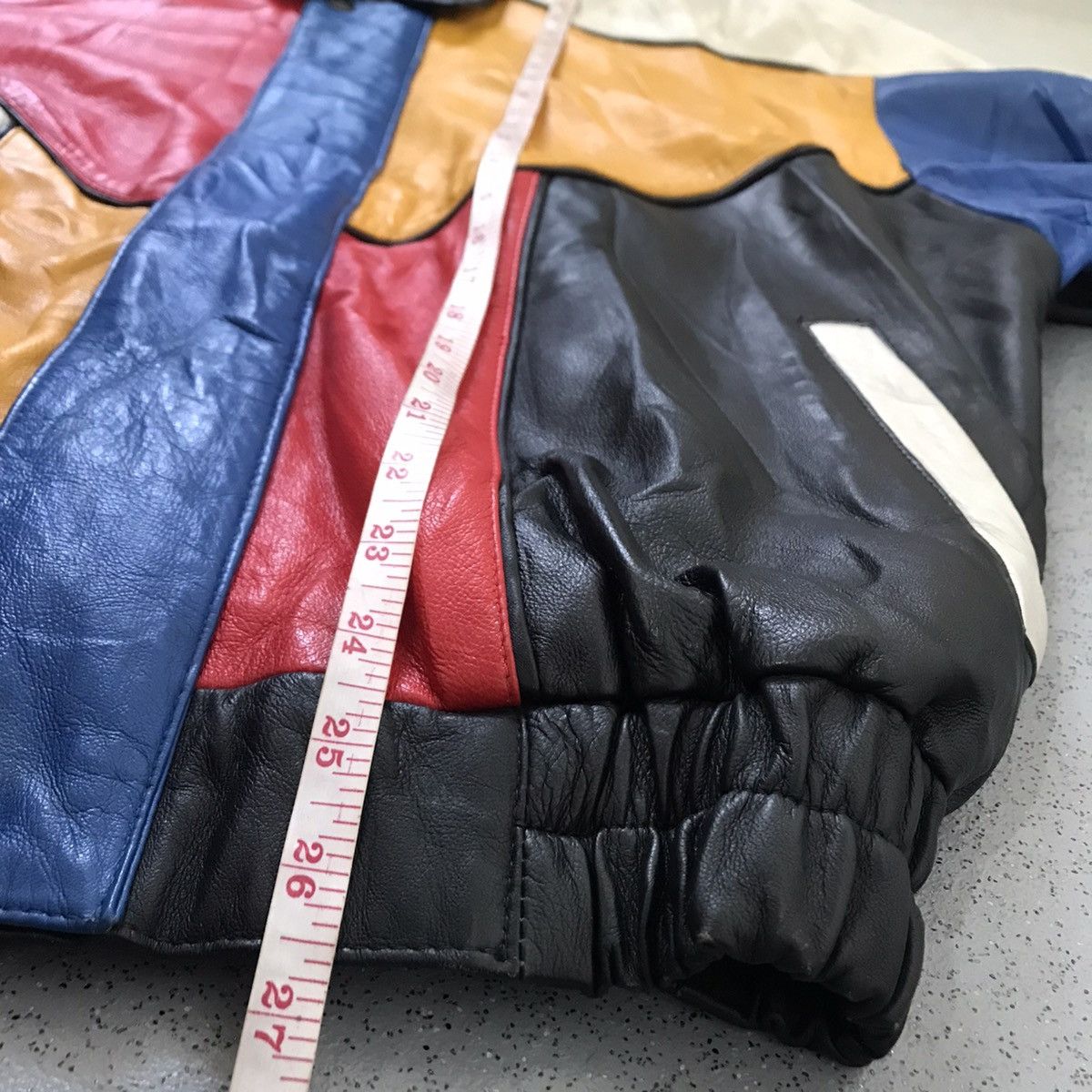 BMW × Vintage Vintage BMW BLOCK COLOUR GENUINE LEATHER JACKET Size US M / EU 48-50 / 2 - 8 Thumbnail