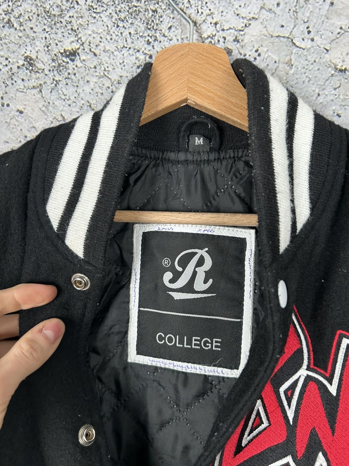 Band Tees Vintage Varsity Jacket Wool Leather Baggy Rock Punk Metal Size US M / EU 48-50 / 2 - 6 Thumbnail
