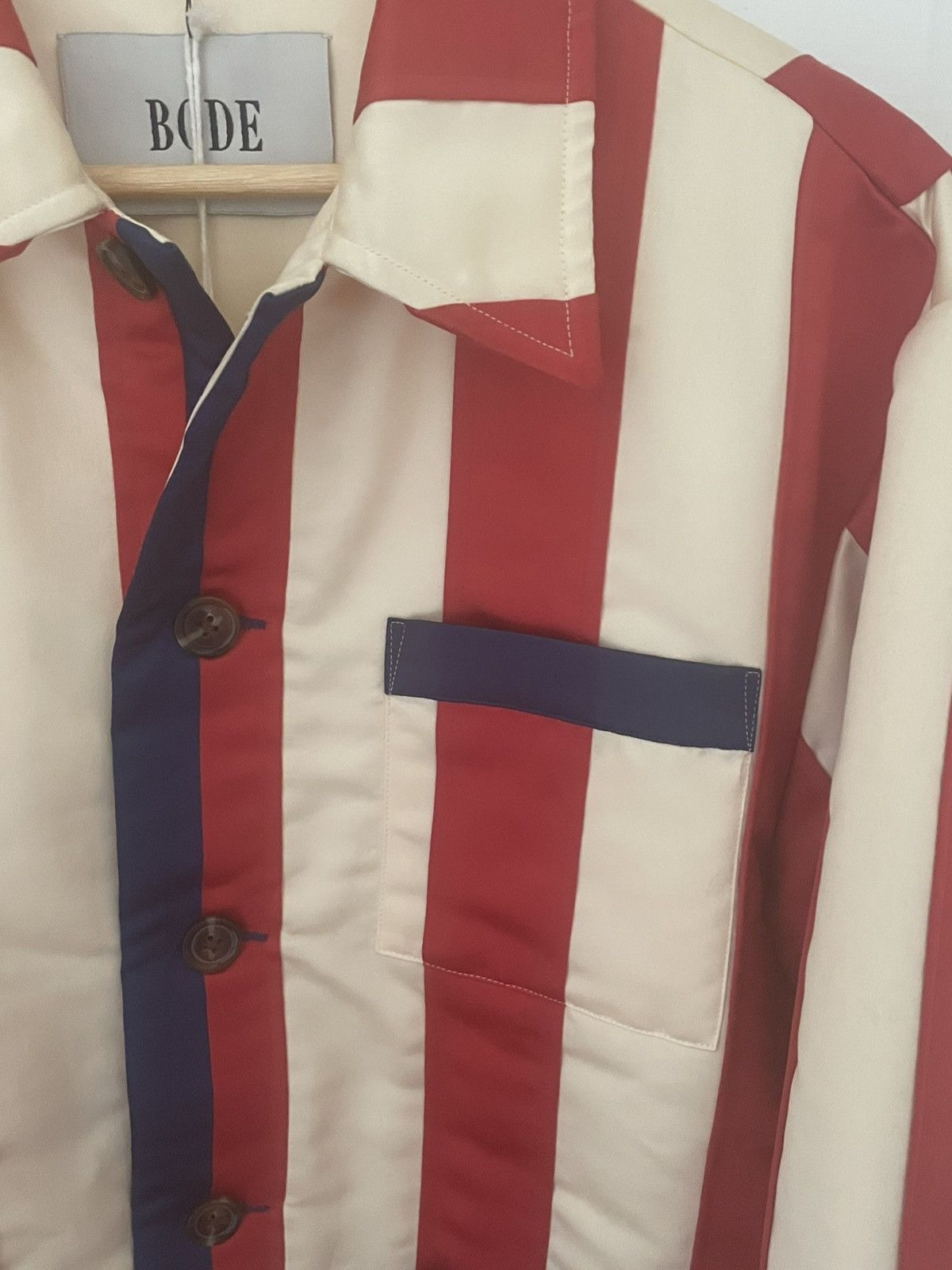 Bode Bode Americans Stripe Jacket Size M/L Size US M / EU 48-50 / 2 - 3 Thumbnail