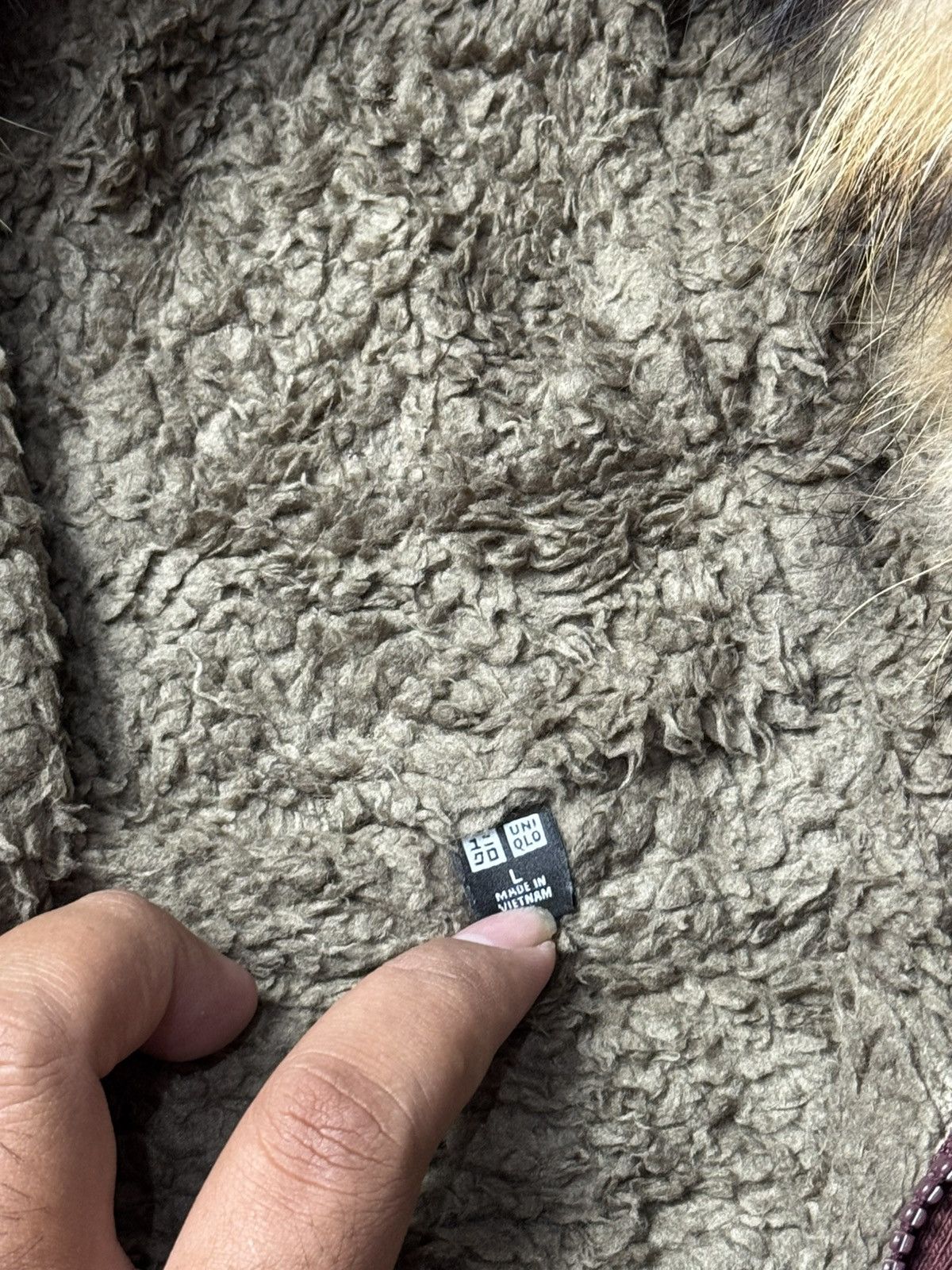If Six Was Nine × Japanese Brand × Le Grande Bleu (L.G.B.) Fur Hoodie Sherpa Japanese Uniqlo Style Size US L / EU 52-54 / 3 - 8 Thumbnail