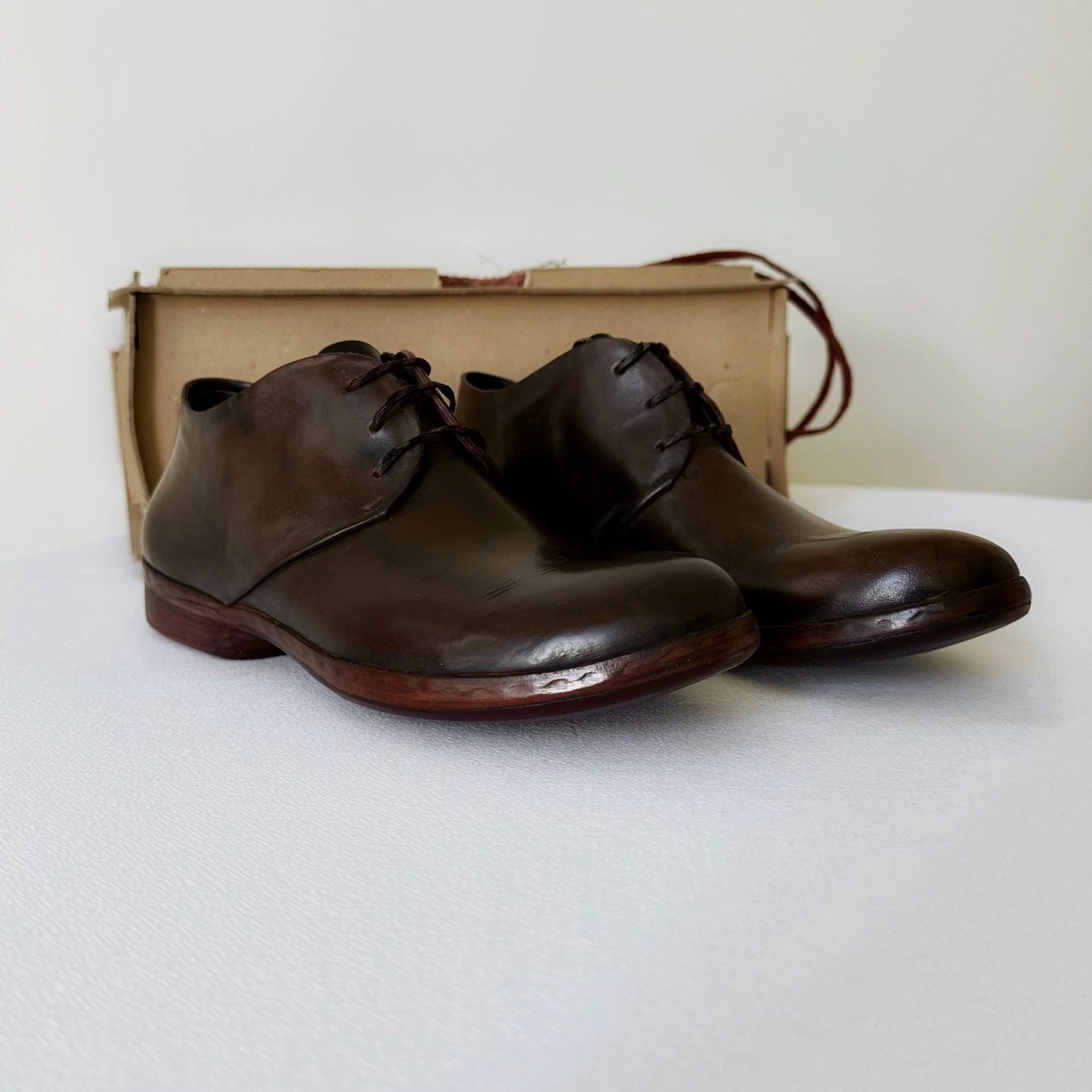 m_moriabc M_Moriabc Horween Leather Low-Top Boots Size US 5.5 / IT 35.5 - 1 Thumbnail