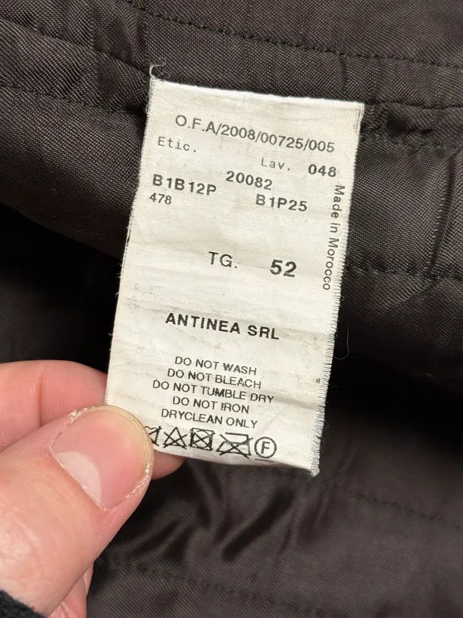 Emporio Armani AW2008 Emporio Armani Brown Avant-Garde Fur Collar Leather Jacket Size US L / EU 52-54 / 3 - 13 Thumbnail