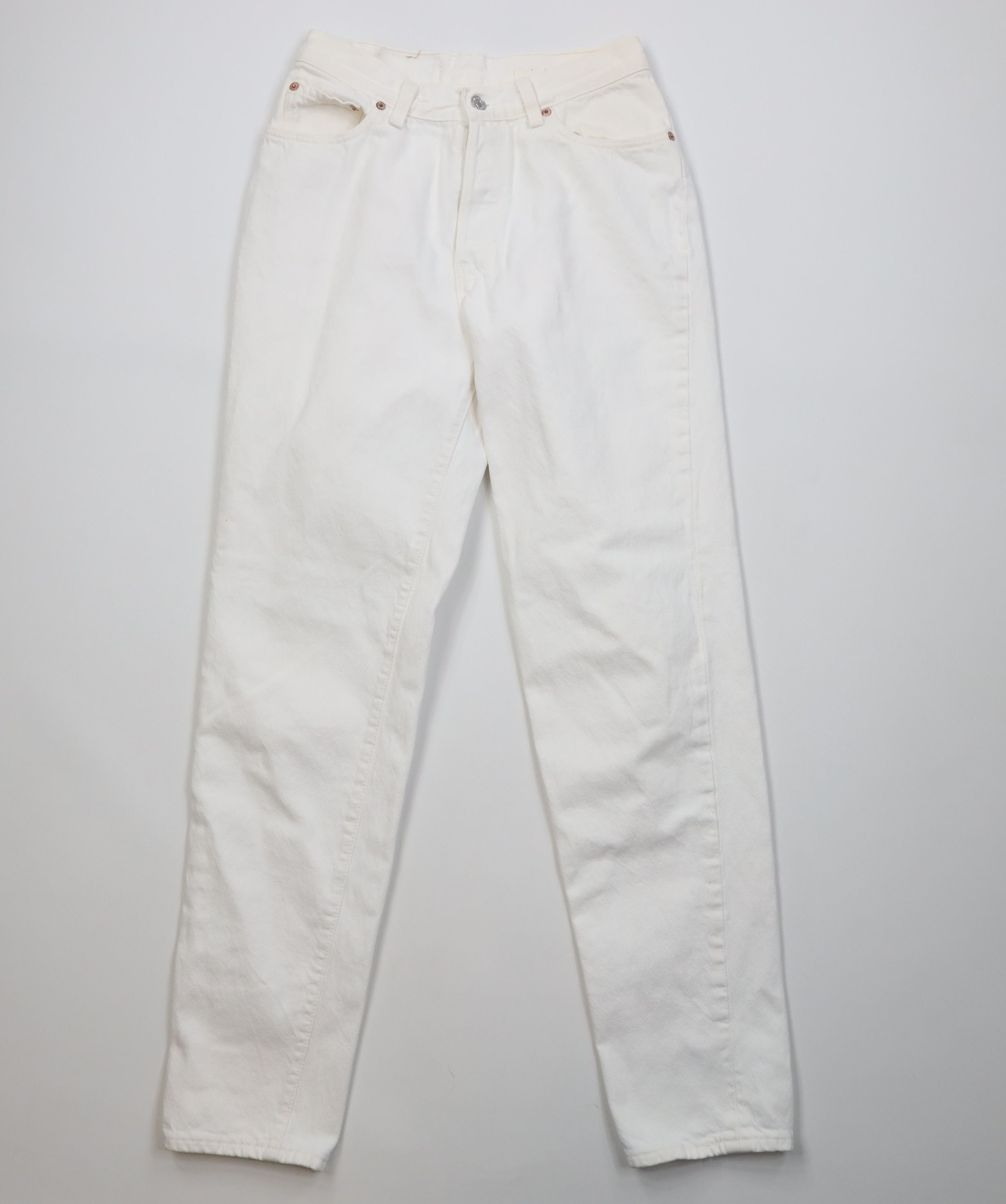 Levi's Vintage 90s Levis 544 Relaxed Tapered Leg Jeans White USA Size 32" / US 10 / IT 46 - 1 Thumbnail