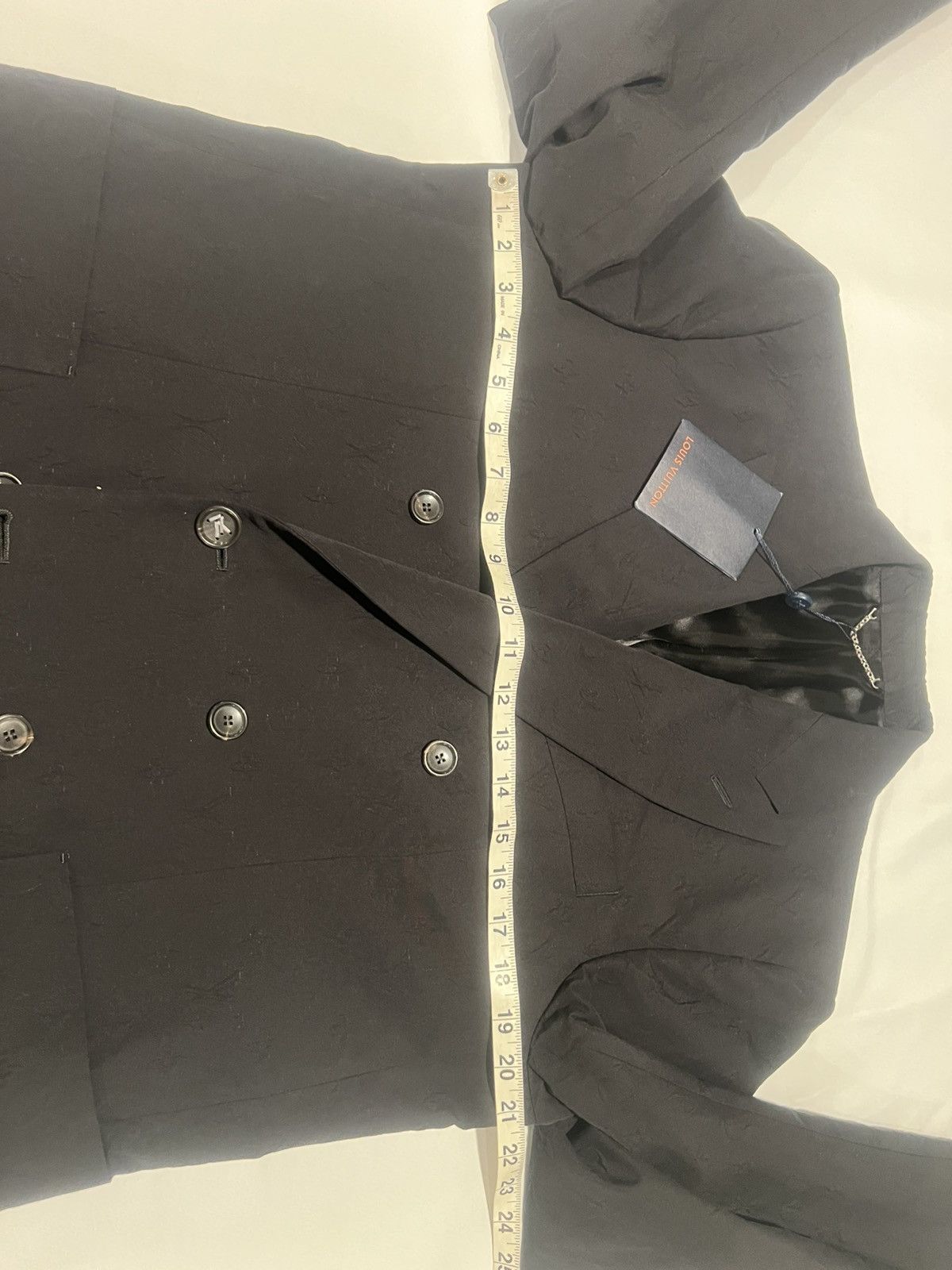 Louis Vuitton × Virgil Abloh Louis Vuitton monogram double breasted blazer. 40/50. $3290 Size 40R - 10 Thumbnail