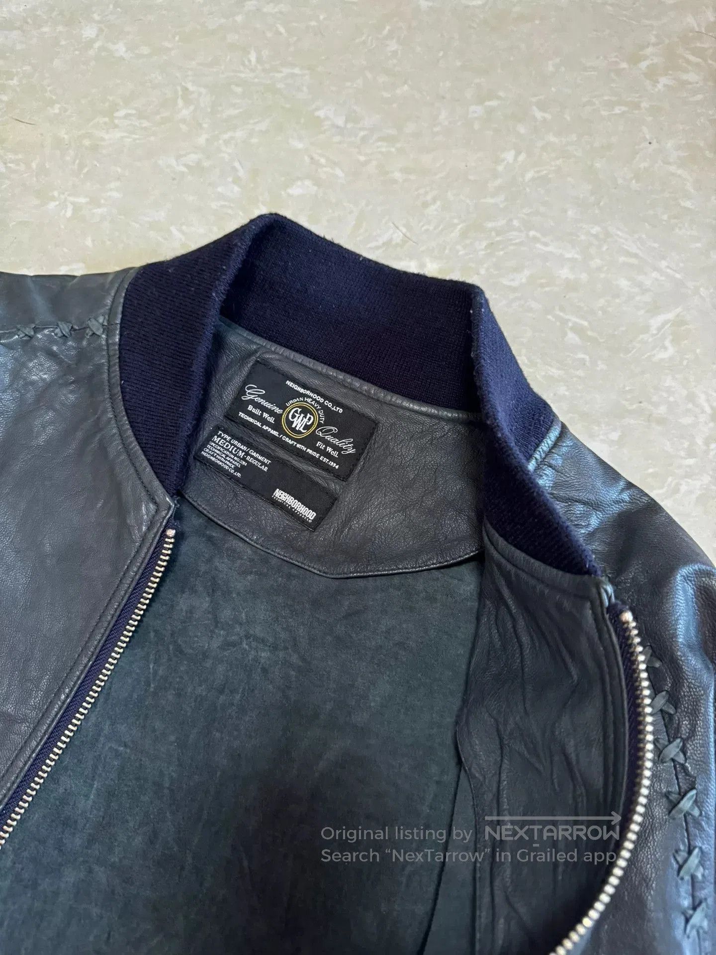 Neighborhood NBHD Neighborhood Leather Jacket. Size US L / EU 52-54 / 3 - 2 Thumbnail