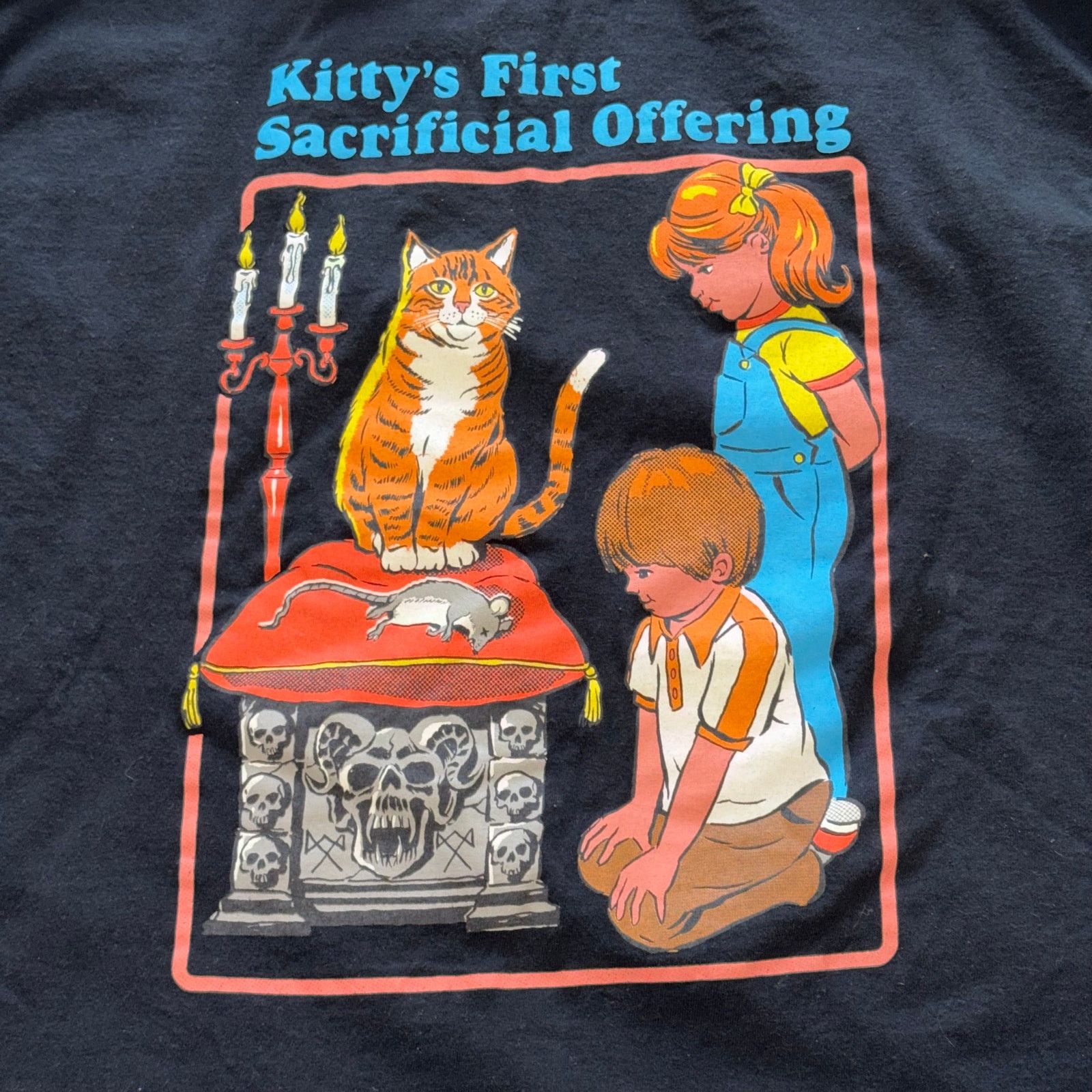 Rhodes Steven Rhodes Kittys First Sacrificial Offering T Shirt XL Size US XL / EU 56 / 4 - 2 Thumbnail