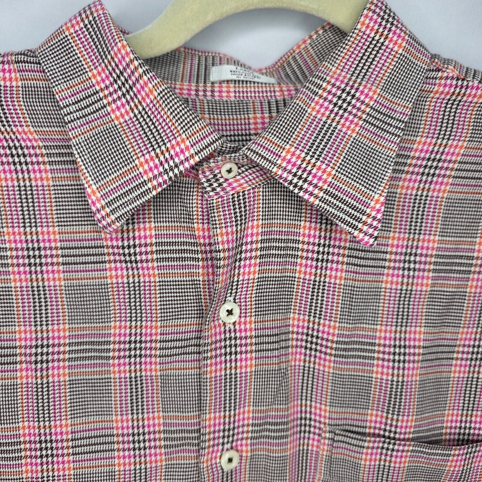 Peter Millar Peter Millar Button Front Men's Plaid Shirt Size Large Size US L / EU 52-54 / 3 - 5 Thumbnail