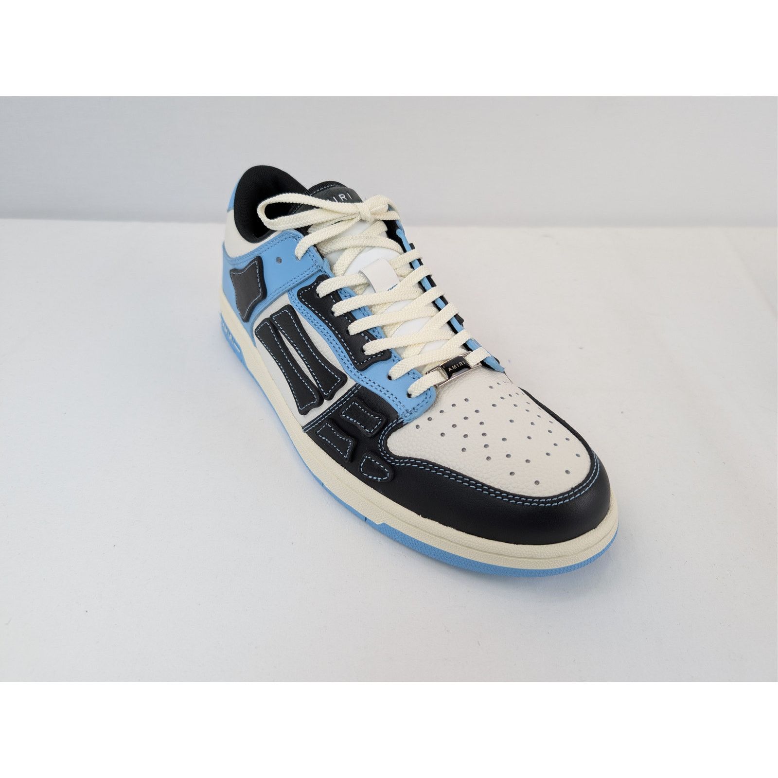 Amiri o1rshd1 Skel Low-Top Sneakers in Air Blue Size US 12 / EU 45 - 3 Thumbnail