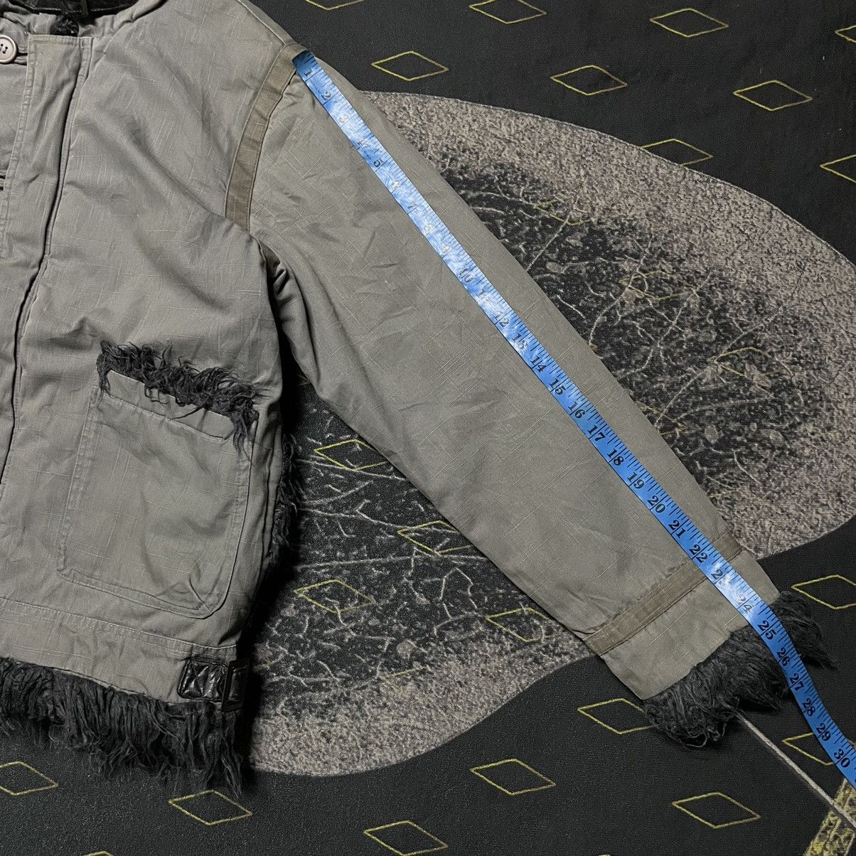 If Six Was Nine × Japanese Brand × Le Grande Bleu (L.G.B.) 💥Japanese Brand BW GIGGLE Buckle Neck Jacket Military Punk Size US M / EU 48-50 / 2 - 8 Thumbnail