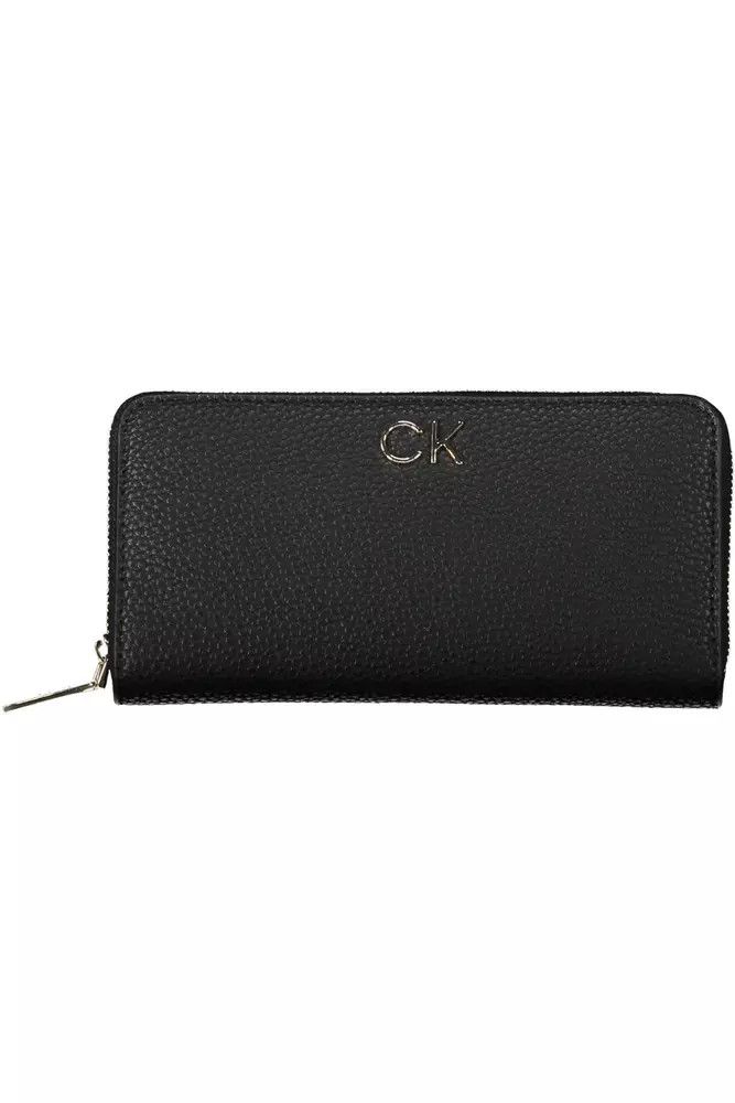 Calvin Klein Black Polyester Women Women's Wallet Size ONE SIZE - 1 Thumbnail