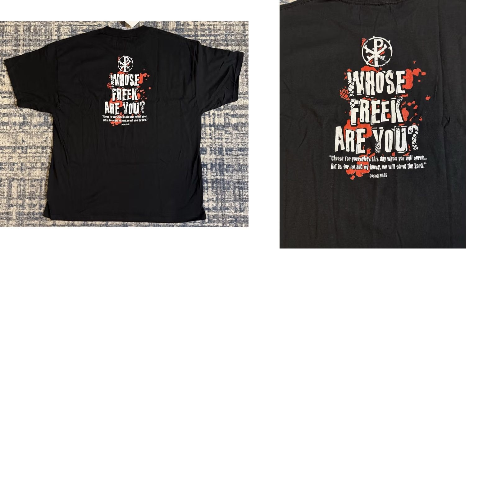 Delta VINTAGE Living Epistles Jesus Jeezus Freek Tee DEADSTOCK Y2K NWT Sz XL 2005 Size US XL / EU 56 / 4 - 8 Thumbnail