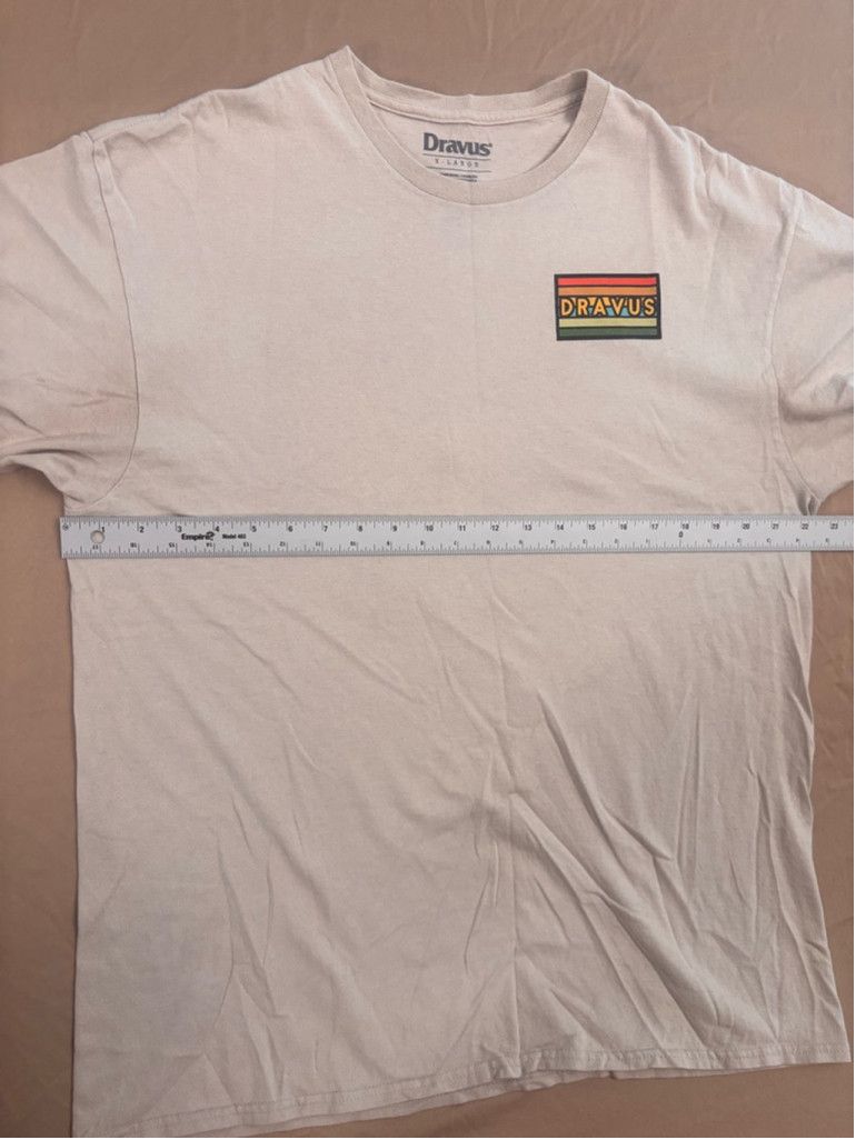 Dravus Men's Dravus T-shirt XL Beige Short Sleeve Size US XL / EU 56 / 4 - 2 Thumbnail