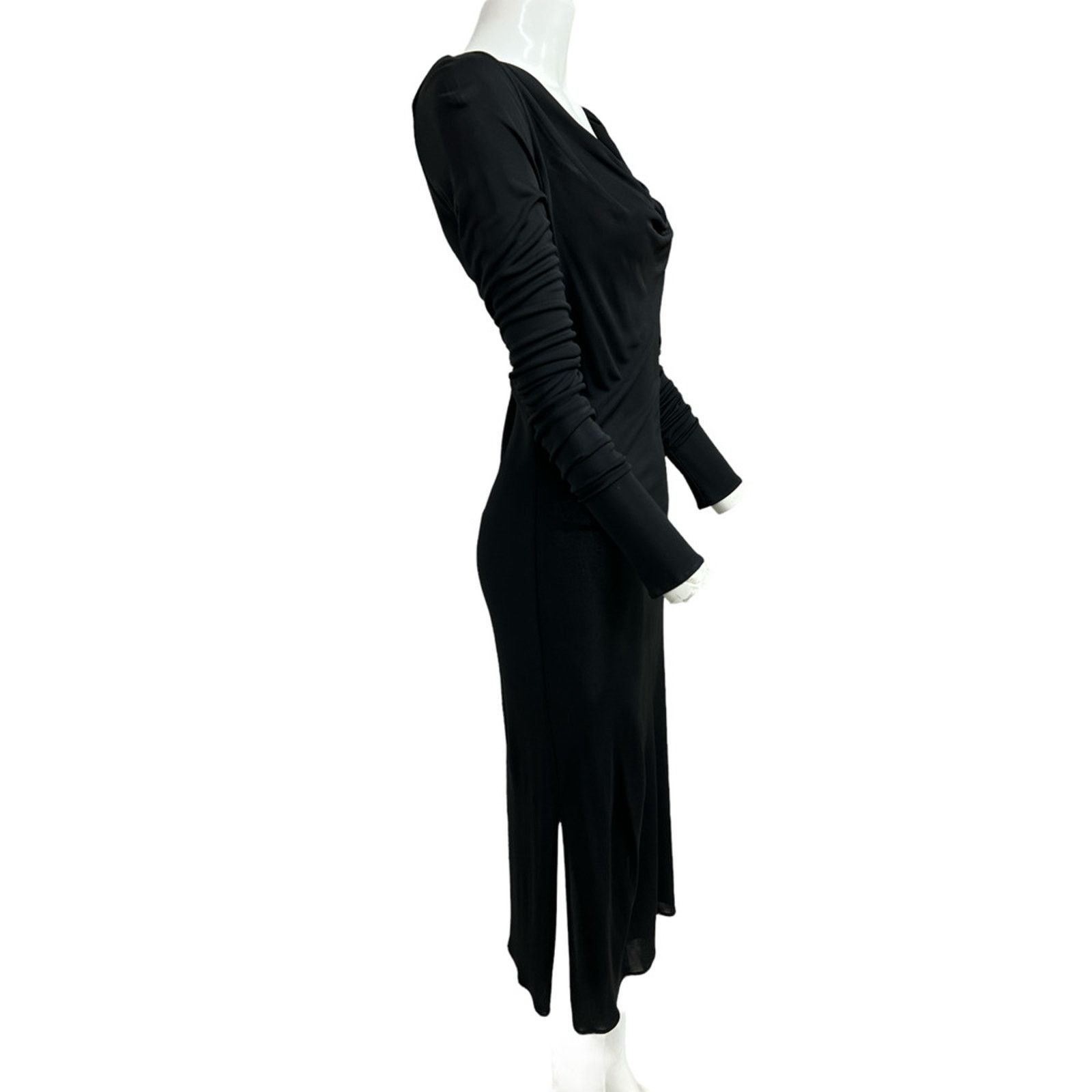Versace NWT Versace Black Fitted Midi Dress size EU42 US6 Size M / US 6-8 / IT 42-44 - 6 Thumbnail