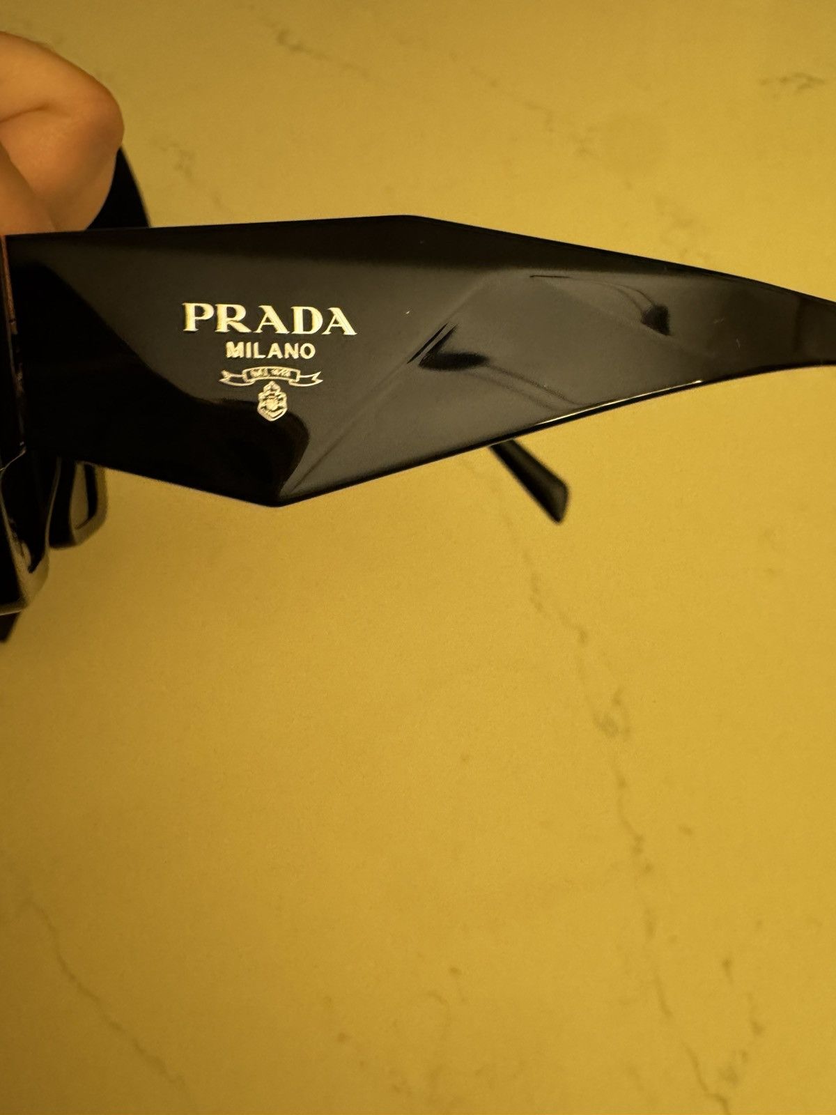 Prada Black Prada Sunglasses Size ONE SIZE - 1 Thumbnail