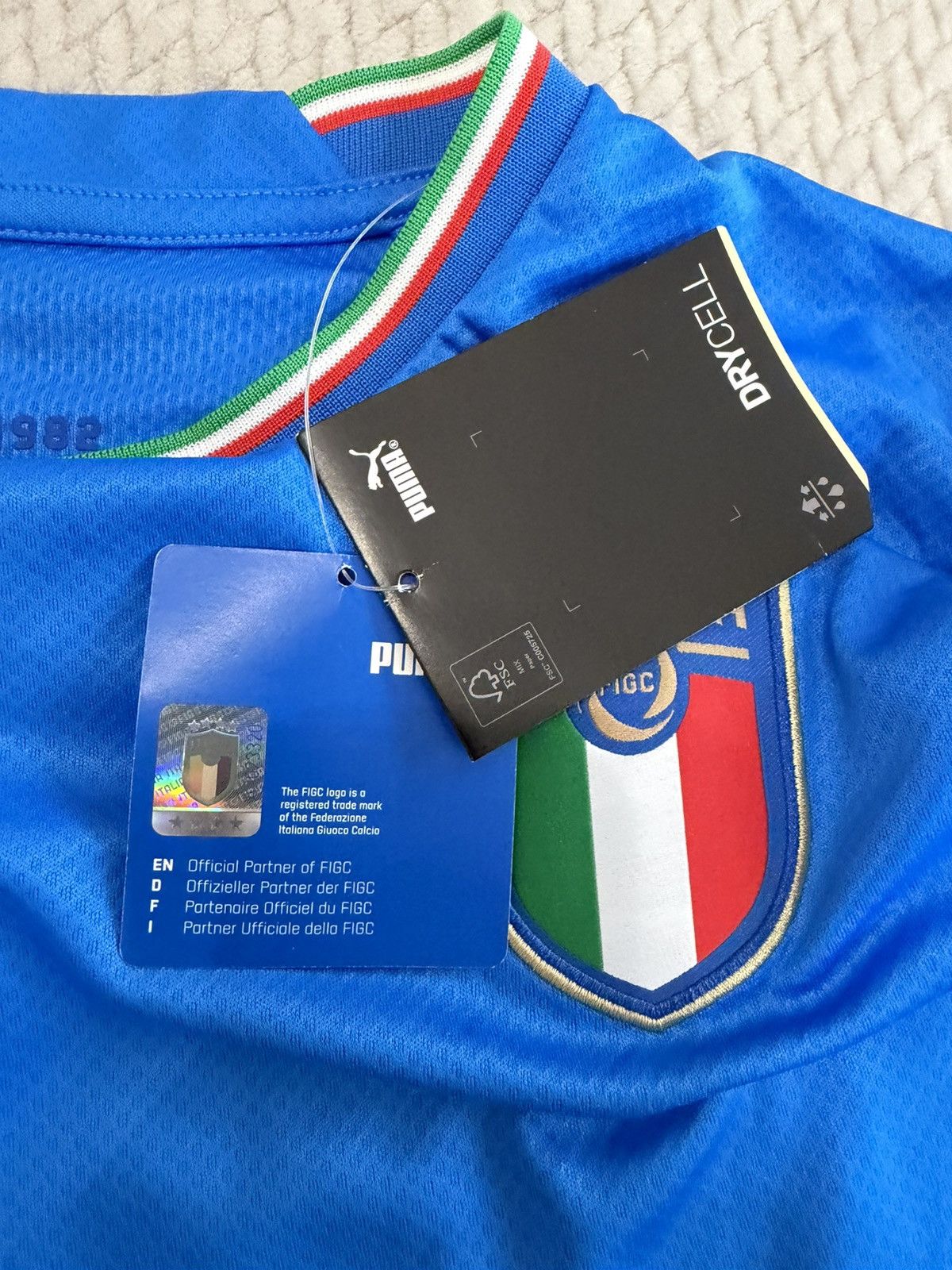 Puma Puma Italy National Team Home Jersey Size US L / EU 52-54 / 3 - 10 Thumbnail