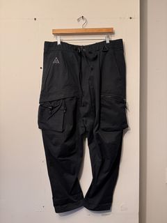 MEN’S NIKE SPORTSWEAR ACG WOVEN CARGO PANT PANTS BLACK BQ7293 010 sz LARGE