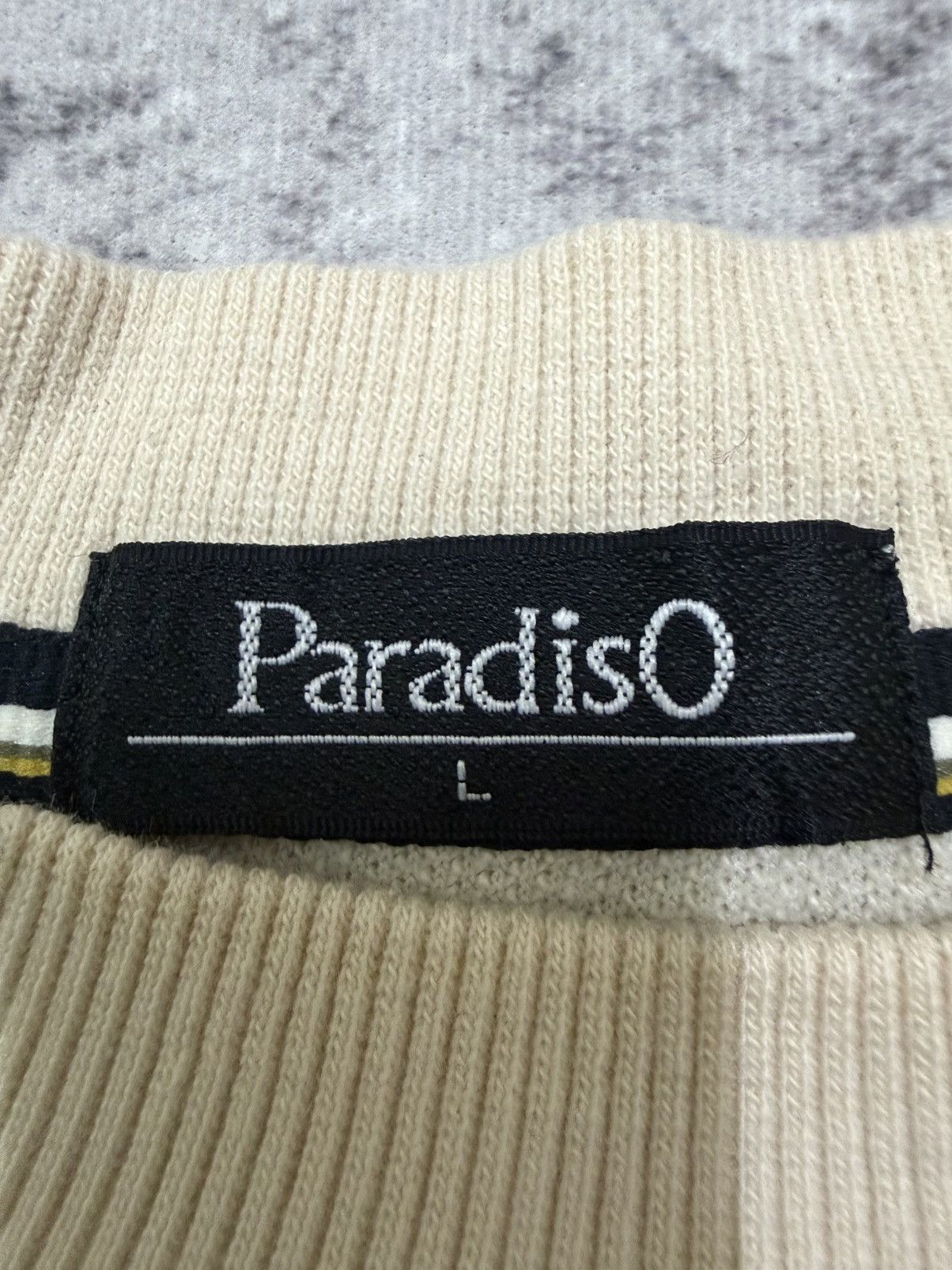 Vintage Vintage 90s ParadisO Small Logo Sweatshirt Size US L / EU 52-54 / 3 - 10 Thumbnail