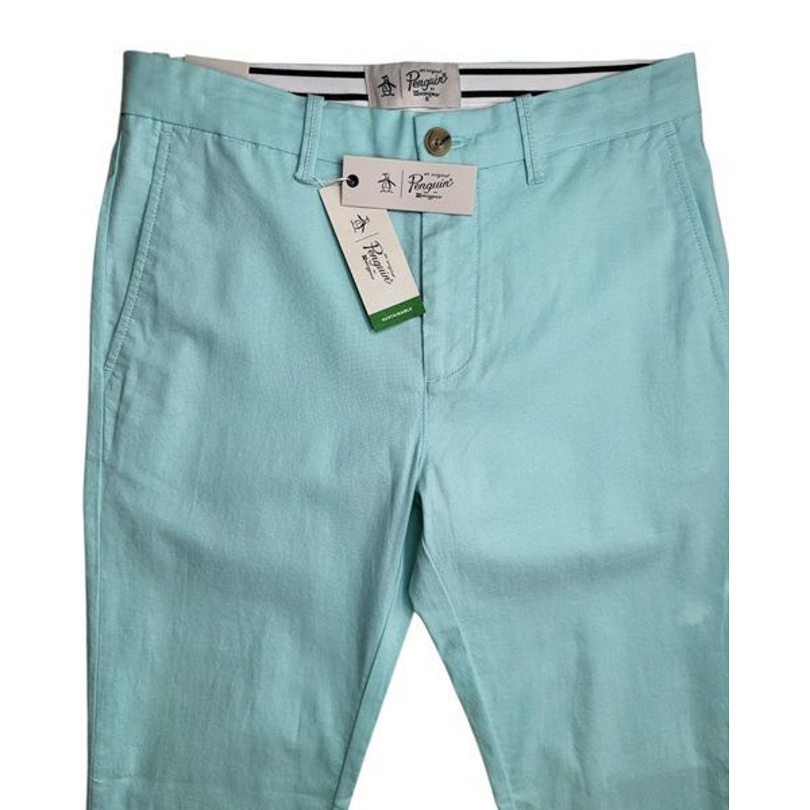 Original Penguin NWT Original Penguin INStretch Chino Pants Aruba Blue 29x32 Size US 29 - 5 Thumbnail