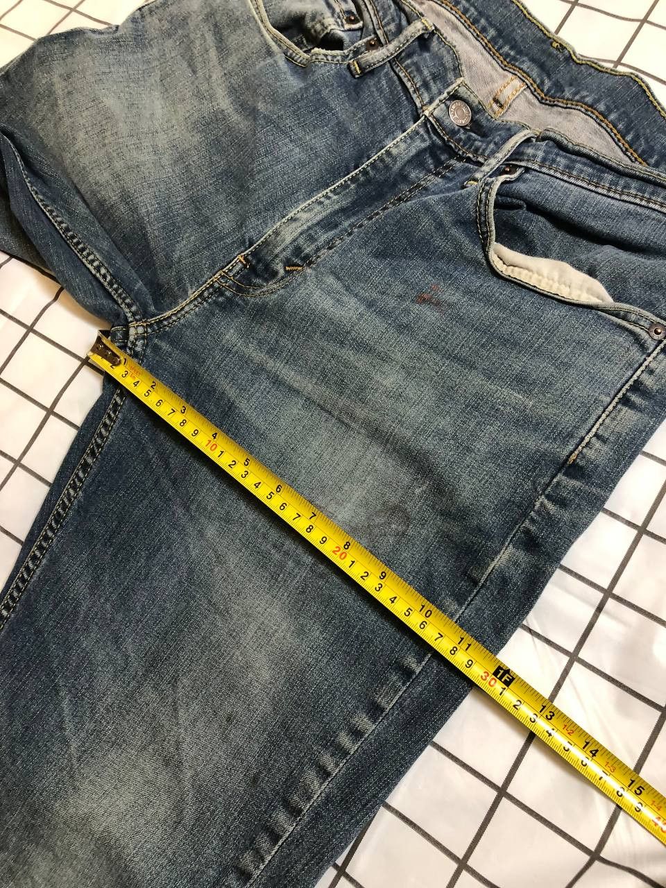 Levi's Levis 514 MENS Jeans Blue Distressed Slim Fit Straight Leg Size US 34 / EU 50 - 13 Thumbnail