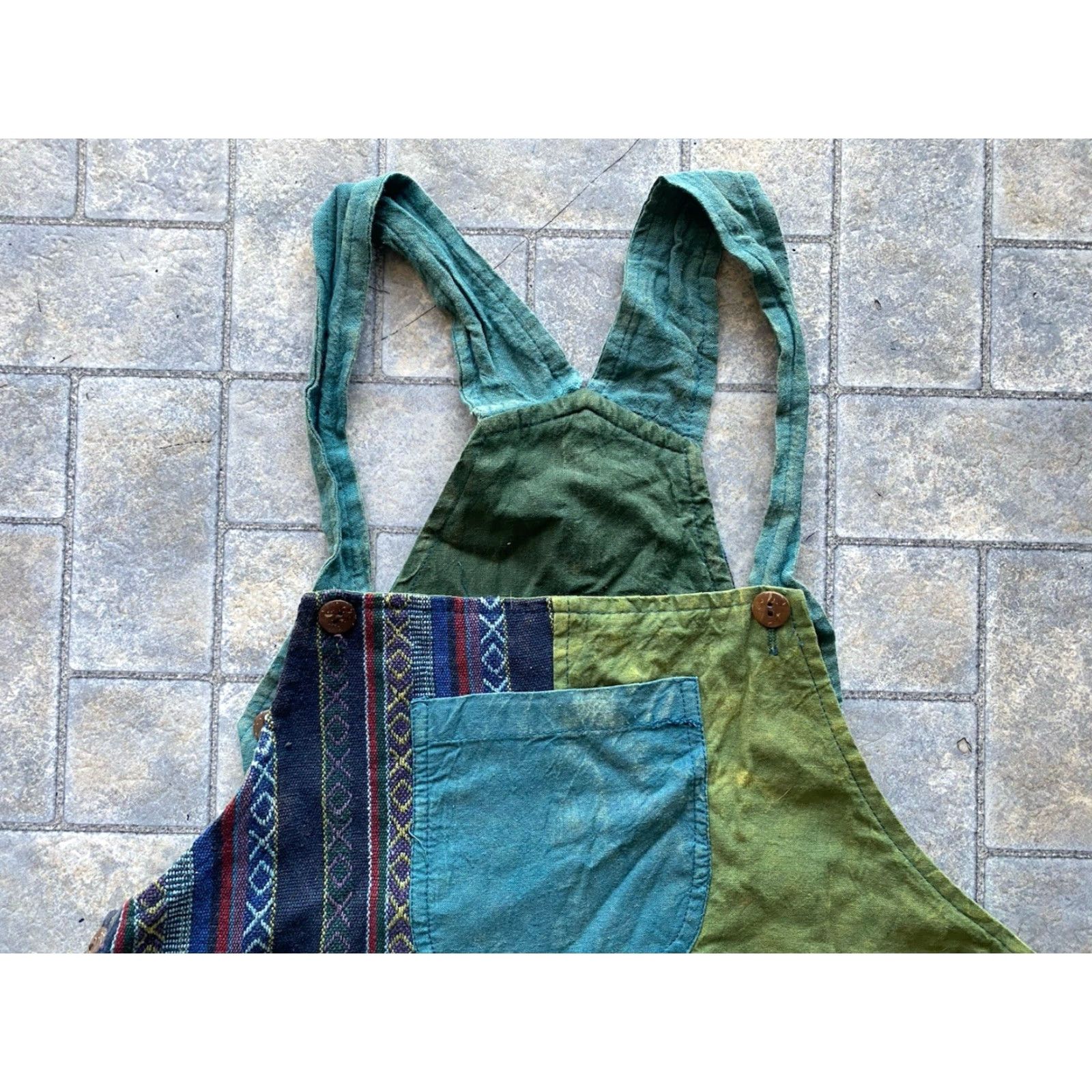 Kathmandu Kathmandu Romper Women’s S Patchwork Sleeveless Multicolor Flaws Wear Size 28" / US 6 / IT 42 - 4 Thumbnail