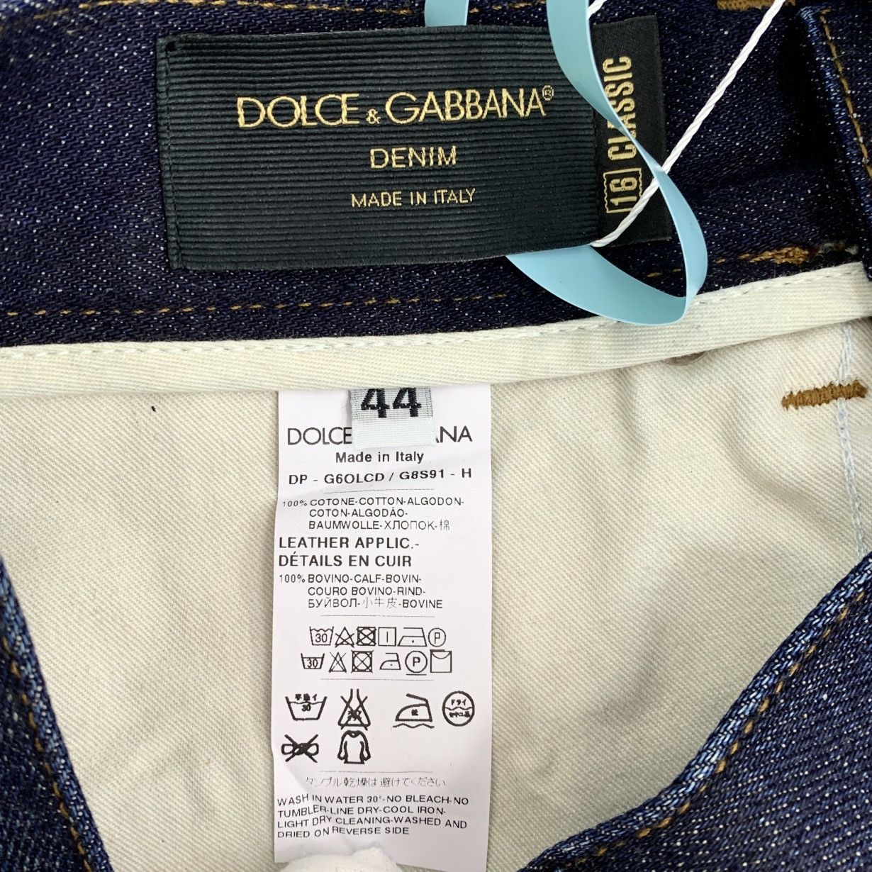Dolce & Gabbana Dolce & Gabbana Washed Distressed Denim Casual Pants K26WX Size US 30 / EU 46 - 8 Thumbnail