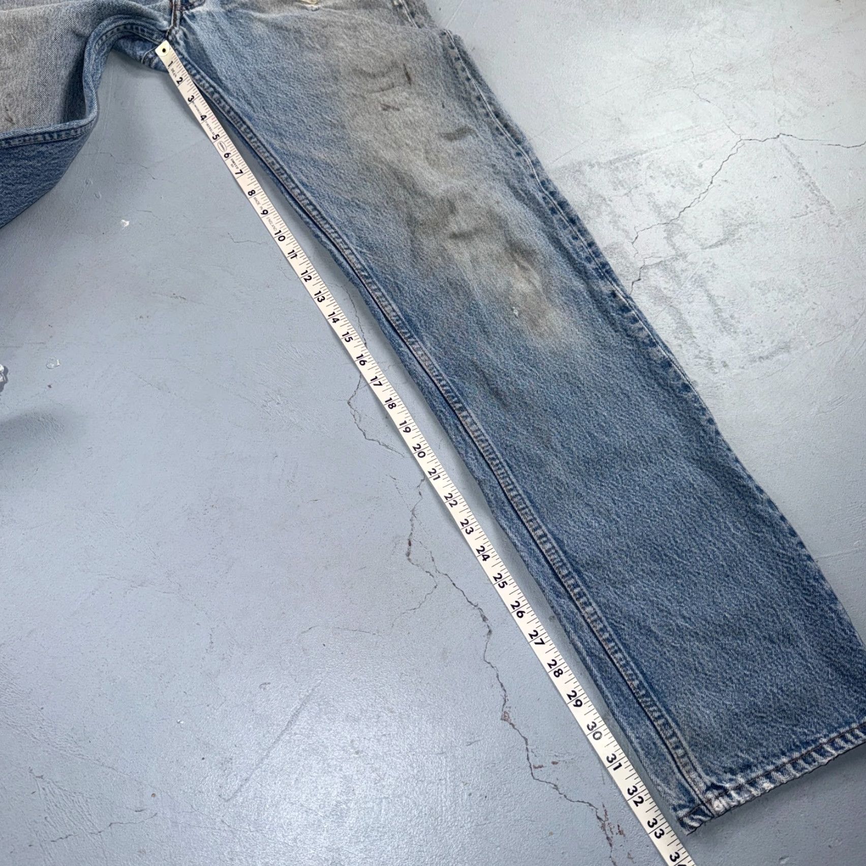 Levi's VINTAGE Levi's 501 Jeans Straight Levis 501 Series Men 34x38 Blue Denim 80s USA 90s Active Classic Size US 34 / EU 50 - 6 Thumbnail