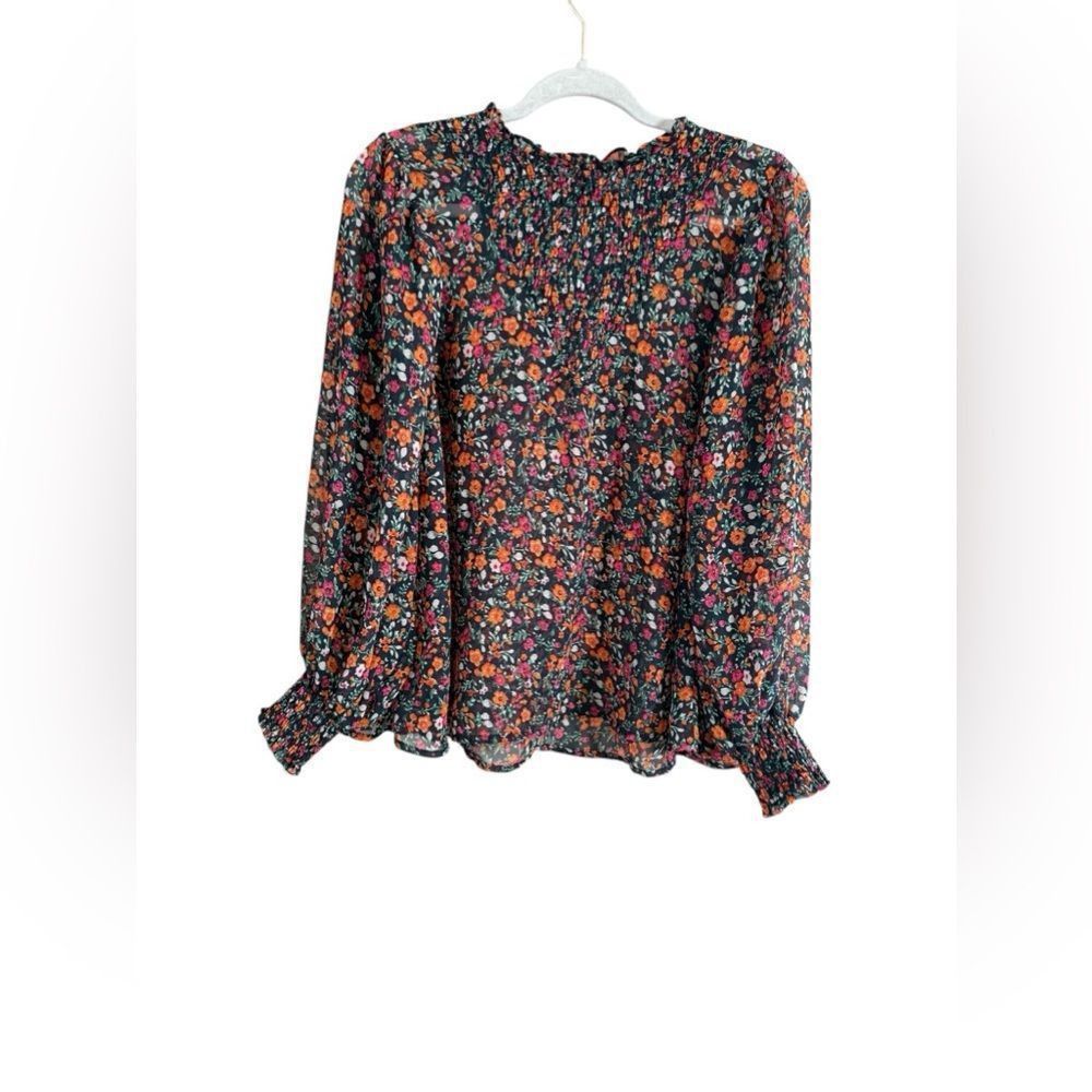 Topshop Top shop size 4 long sleeve multicolor blouse Size S / US 4 / IT 40 - 8 Thumbnail