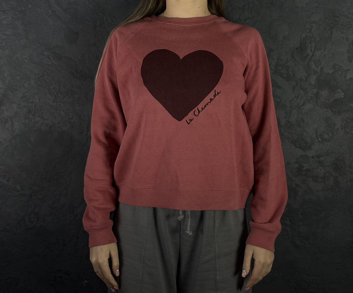 Sezane Sezane La Chamade Women's Sweatshirt Heart Design Size S Size S / US 4 / IT 40 - 2 Thumbnail