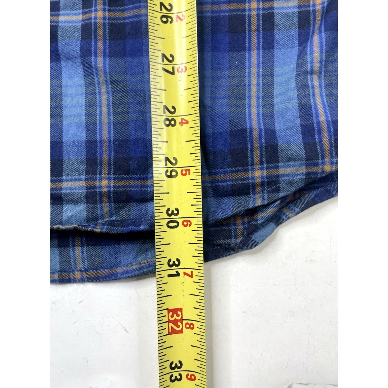 Vintage LL Bean Signature Shirt Mens XL Blue Slim Fit Plaid Flannel 300564 Size US XL / EU 56 / 4 - 5 Thumbnail
