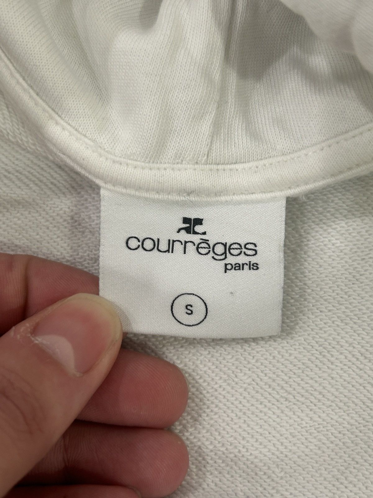 Courreges FW24 Open V-Neck Hoodie Size US S / EU 44-46 / 1 - 5 Thumbnail