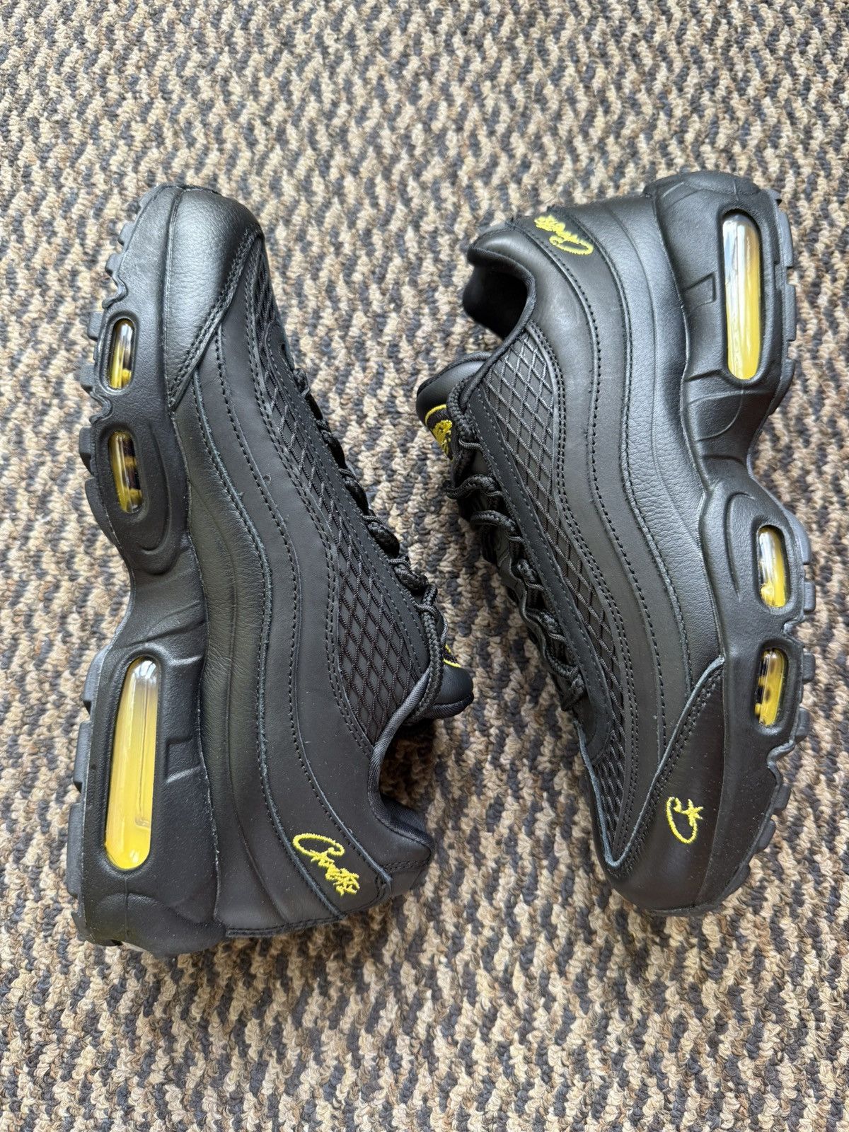 Corteiz × Nike Nike Air Max 95 Corteiz Honey Black Size US 8 / EU 41 - 3 Thumbnail