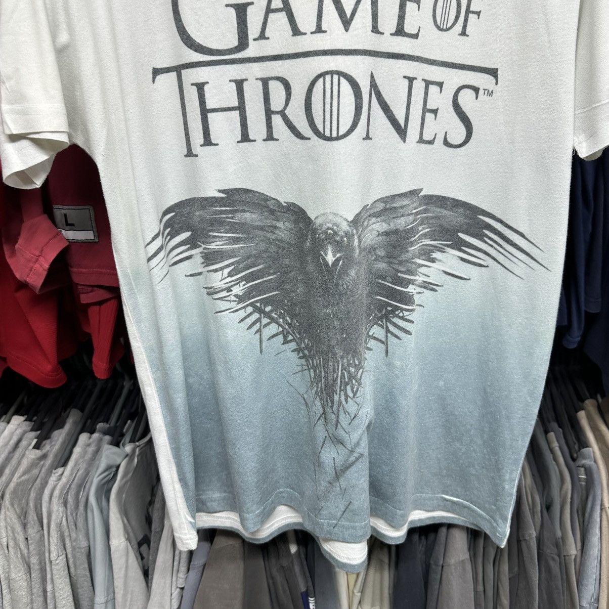 The Game VTG Adult Game Of The Thrones T-shirts Big Logo Movie 00s Size US XL / EU 56 / 4 - 3 Thumbnail