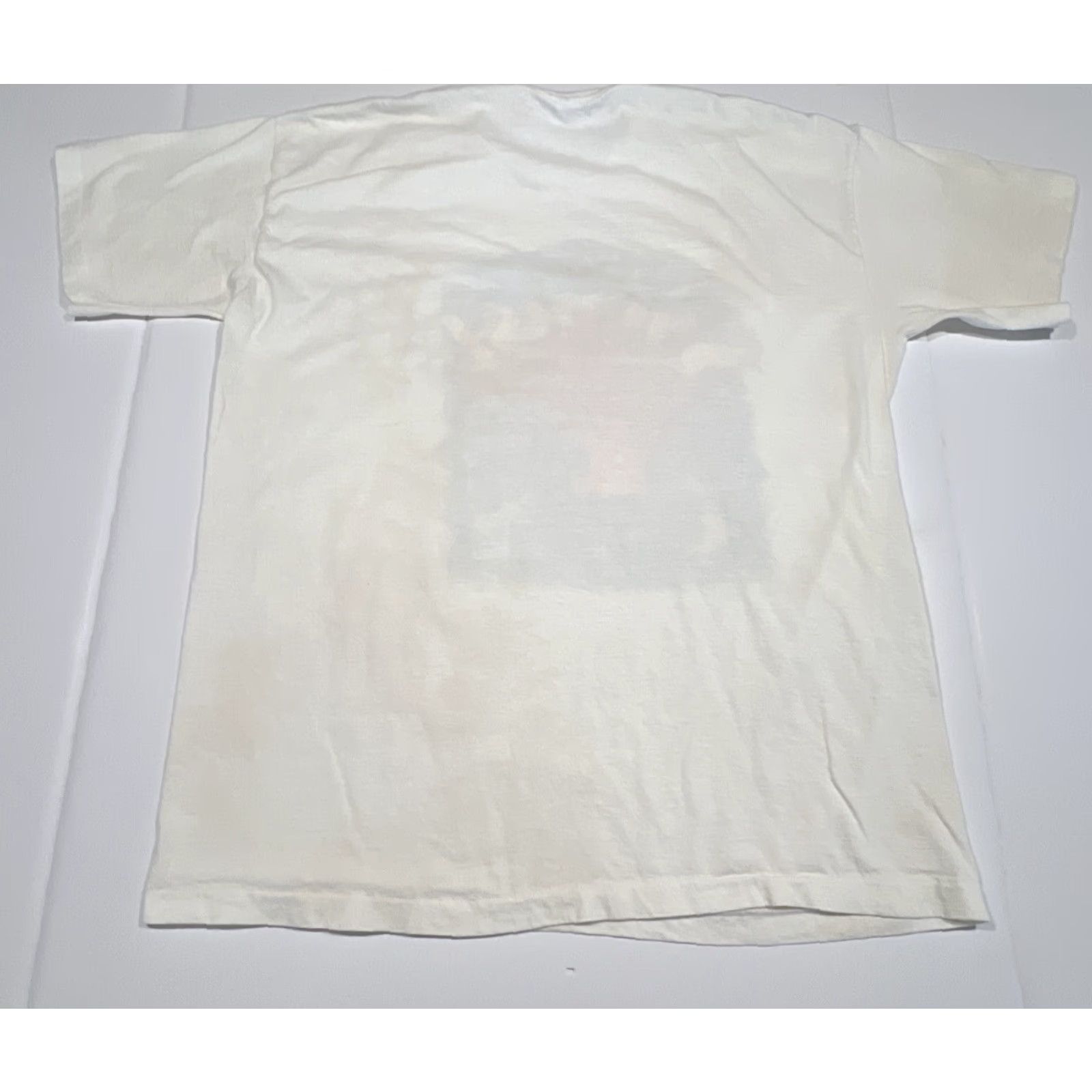 Hanes VINTAGE Tequila Sunrise Graphic Single Stitch T Shirt XL Buffalo Shirts White 1990s Graphic Tee Unisex Boys Womens Mens Size US XL / EU 56 / 4 - 4 Thumbnail
