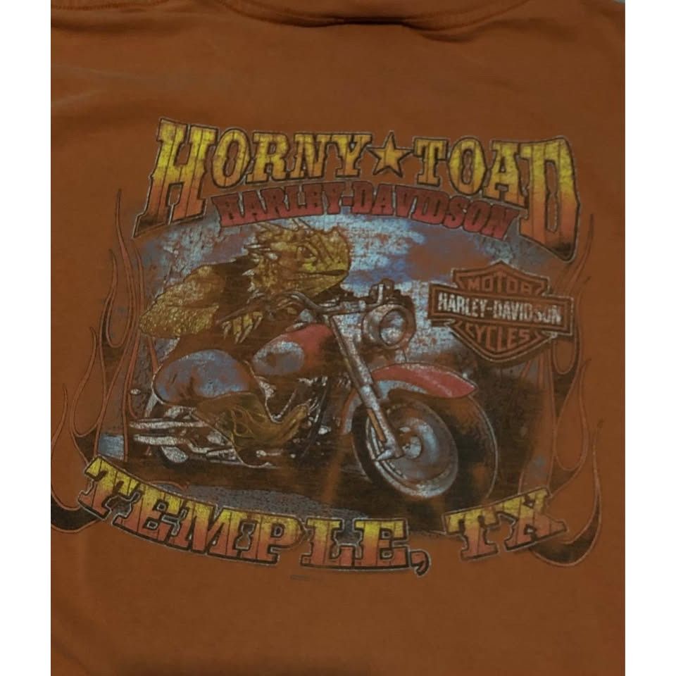 Harley Davidson × Vintage VTG 2006 Harley Davidson T-shirt 2XL Men , TEMPLE TEXAS Size US XXL / EU 58 / 5 - 2 Thumbnail