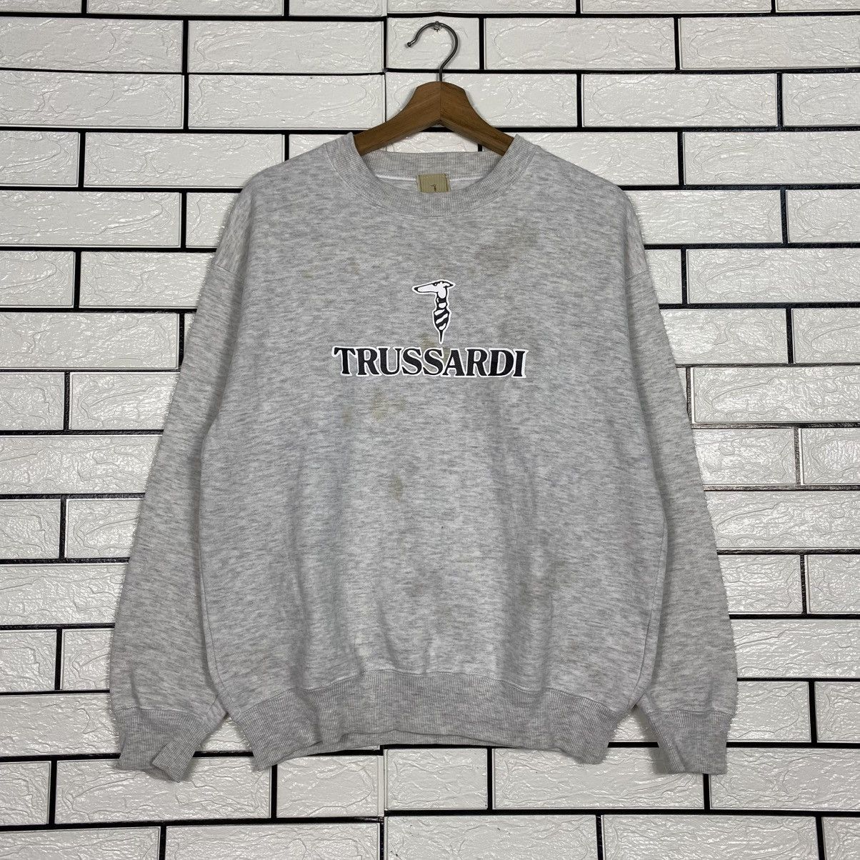 Japanese Brand 📌Vintage Sweatshirt Trussardi Big Logo Size US L / EU 52-54 / 3 - 2 Thumbnail