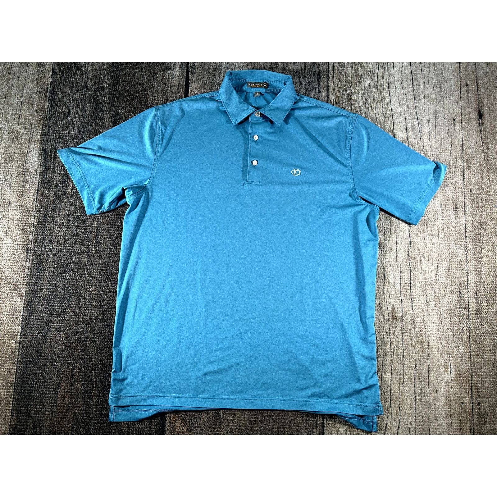 Peter Millar Peter Millar Summer Comfort Polo Light Blue Shirt Large DCC Size US L / EU 52-54 / 3 - 1 Thumbnail