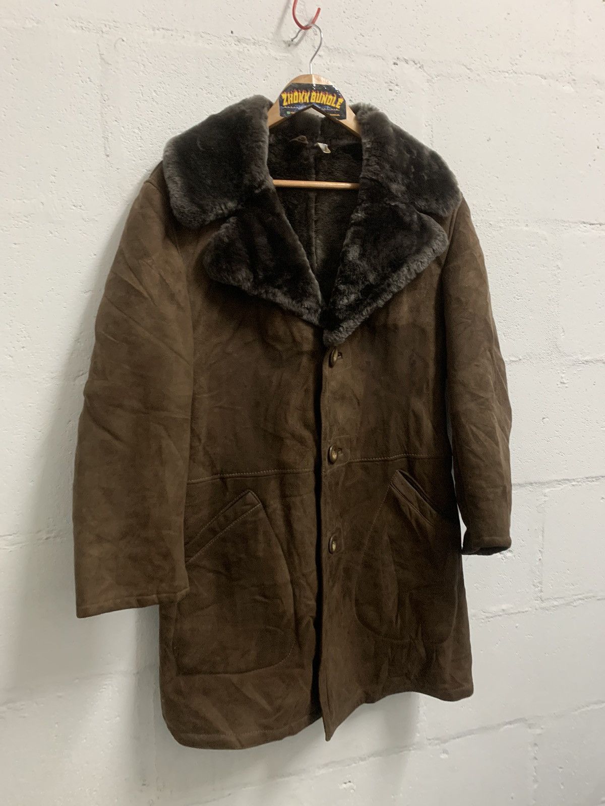 Japanese Brand Vintage Spanische Merino-Llammfelle Coat Jacket Size US M / EU 48-50 / 2 - 3 Thumbnail