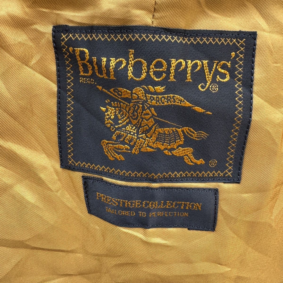 Burberry Vintage Burberrys Nova Check Wool Inner Lining Jacket Size 42L - 8 Thumbnail