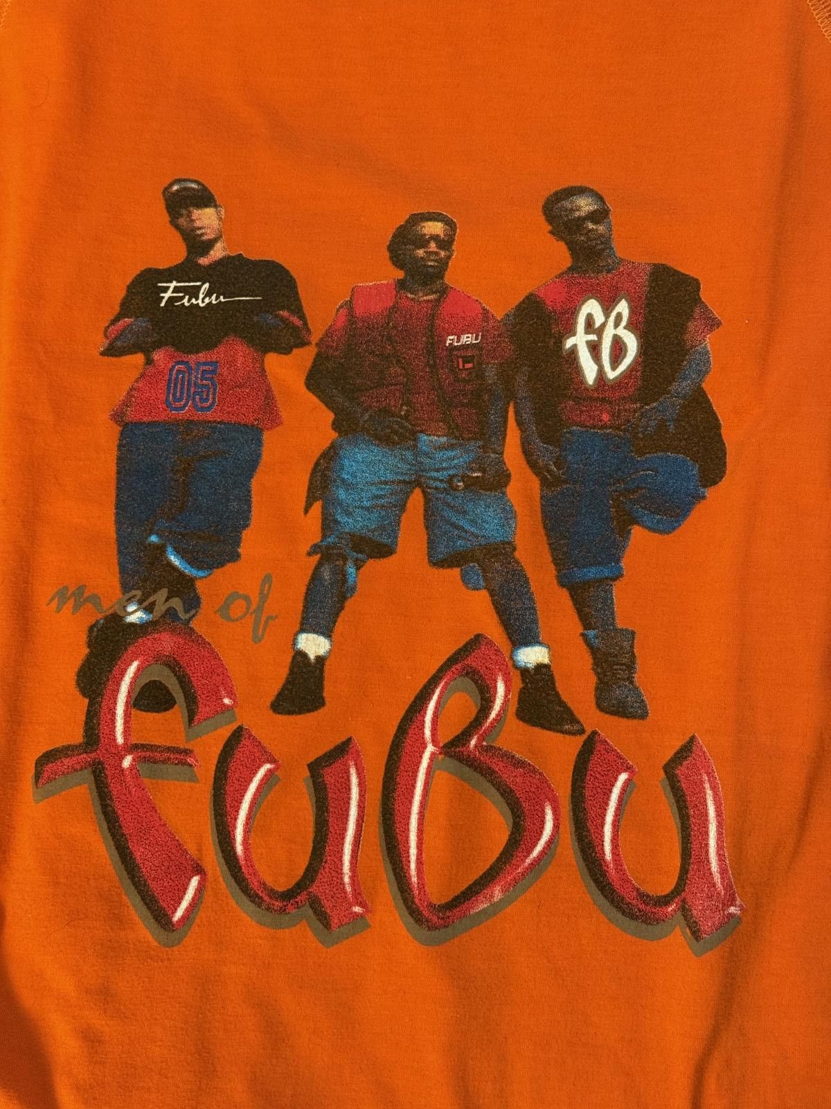 Fubu Men of Fubu T-shirt - 05 Orange Tee - 2XL Size US XL / EU 56 / 4 - 1 Thumbnail