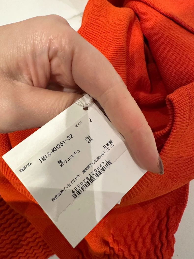 Issey Miyake Issey Miyake size:2 A red main line sweater dress Size XS / US 0-2 / IT 36-38 - 5 Thumbnail