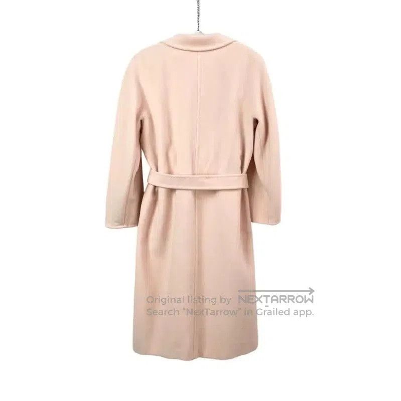 Max Mara MaxMara Pink Women's Coat with Belt . Size XXS / US 00 / IT 34 - 2 Thumbnail